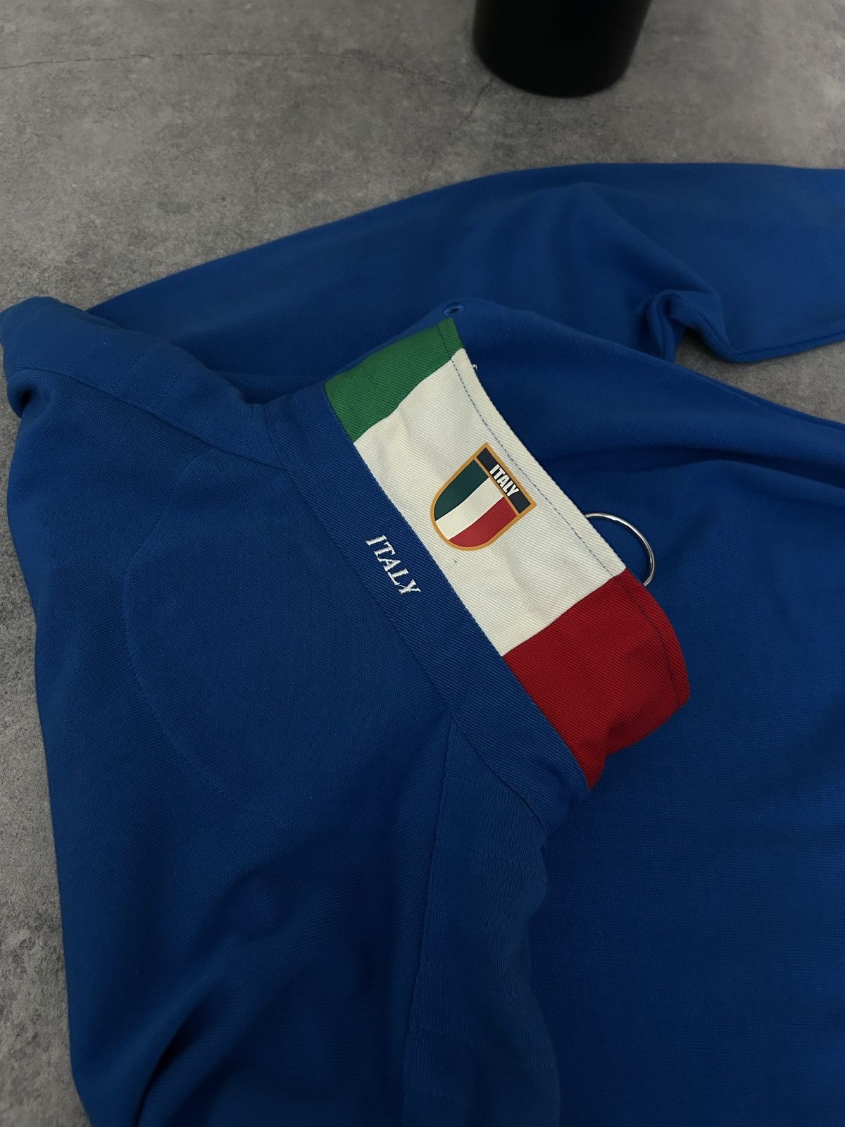Rugby Ralph Lauren Rugby Heritage 🏉 blue Italy 🇮🇹 polos long-sleeved Size US XL / EU 56 / 4 - 3 Thumbnail