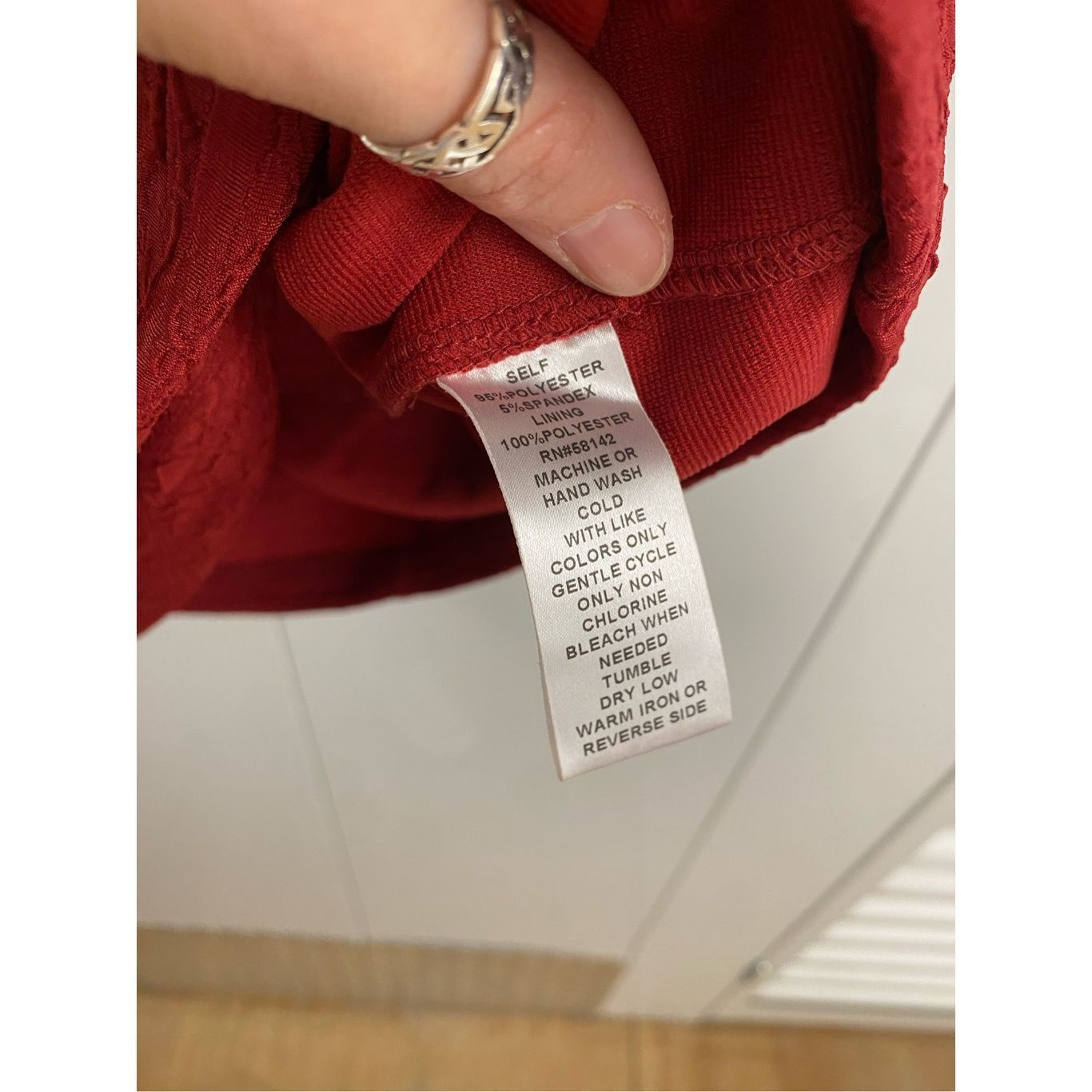 Timex London Times Red Cocktail Dress Tiered Ruffle Formal Holiday Size L / US 10 / IT 46 - 3 Thumbnail