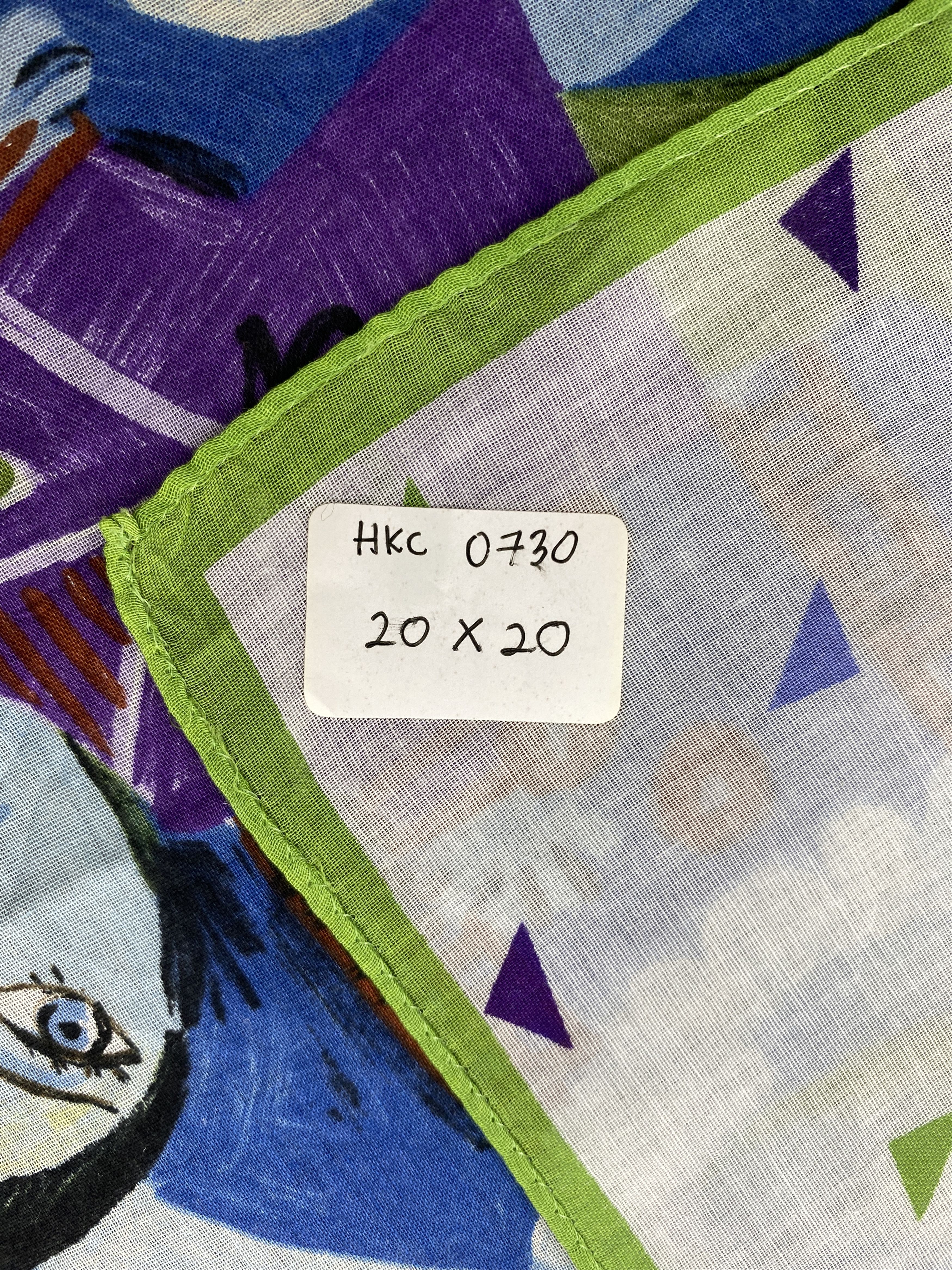 Vintage Picasso Art Bandana Handkerchief Neckerchief HKC0730 Size ONE SIZE - 8 Thumbnail