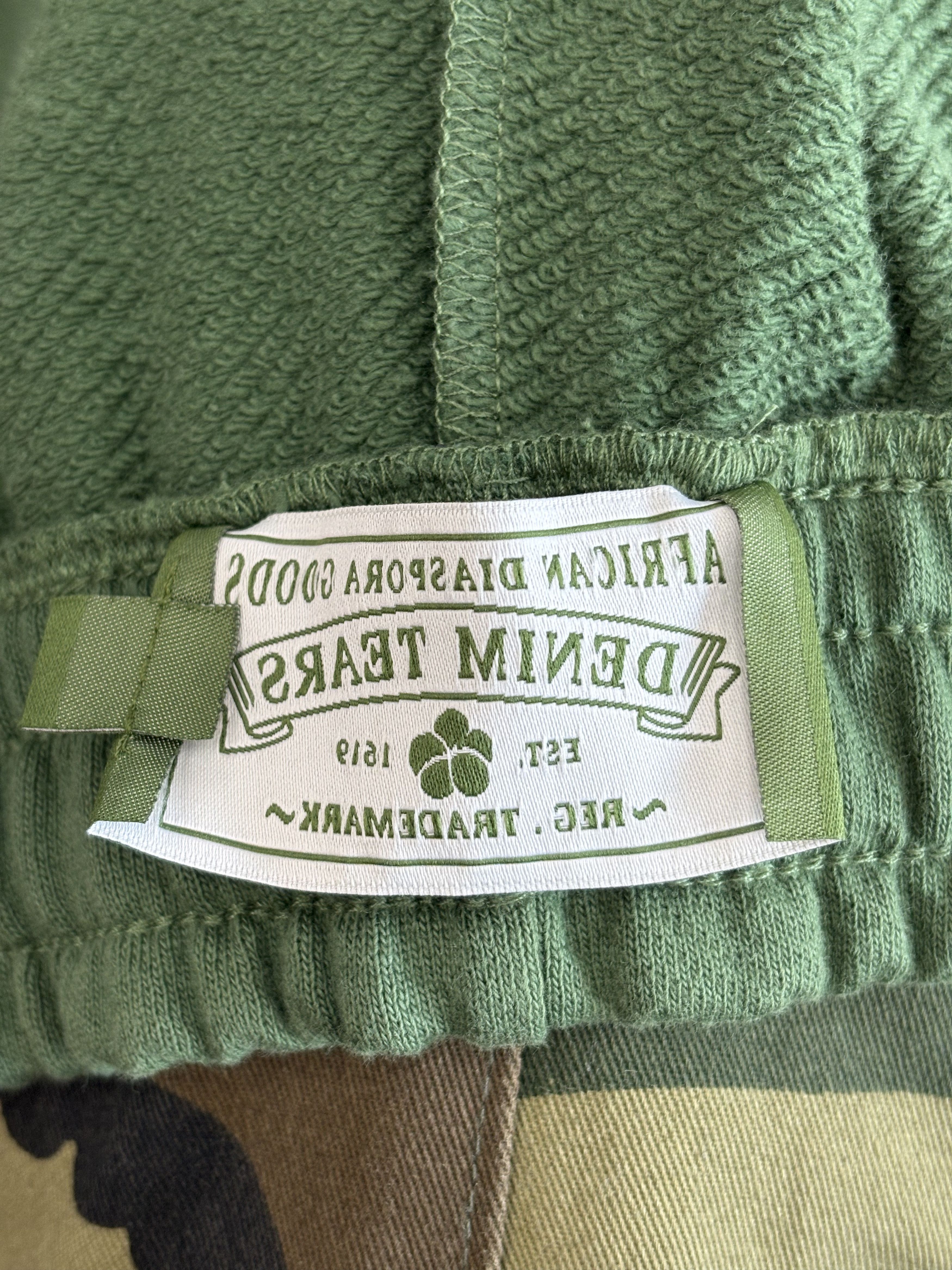 DENIM TEARS Denim Tears "The Cotton Wreath" Shorts (Green) Size US 32 / EU 48 - 4 Thumbnail