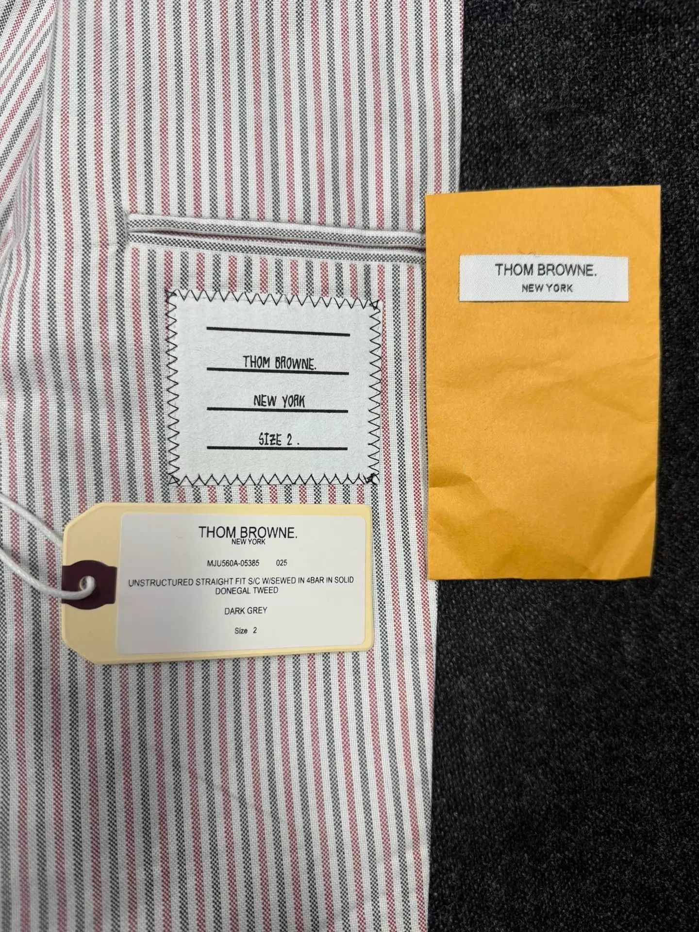 Thom Browne Thom Browne 4-Bar Suit Jacket Men Black/Gray Rare Thick Size US M / EU 48-50 / 2 - 4 Thumbnail