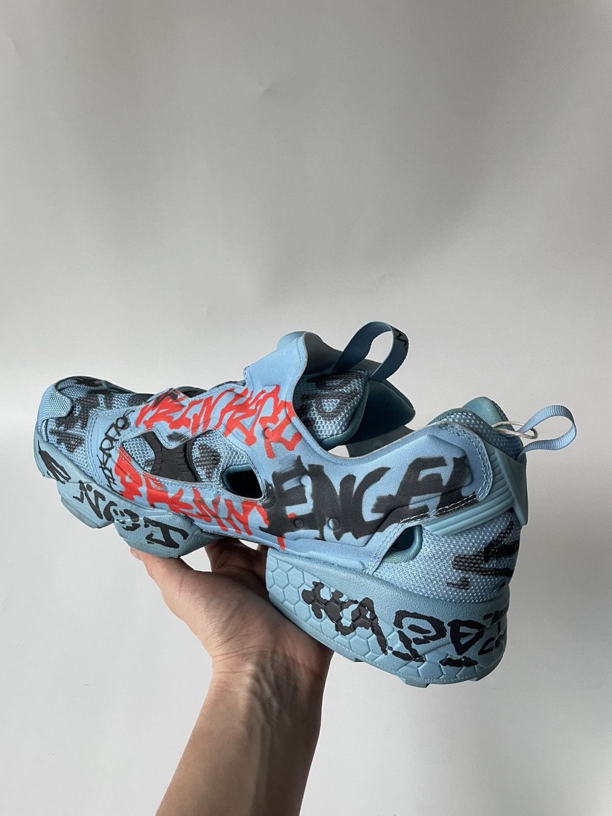 Reebok × Vetements Vetements Reebok Insta Pump Graffiti Sneakers Size US 12 / EU 45 - 10 Thumbnail