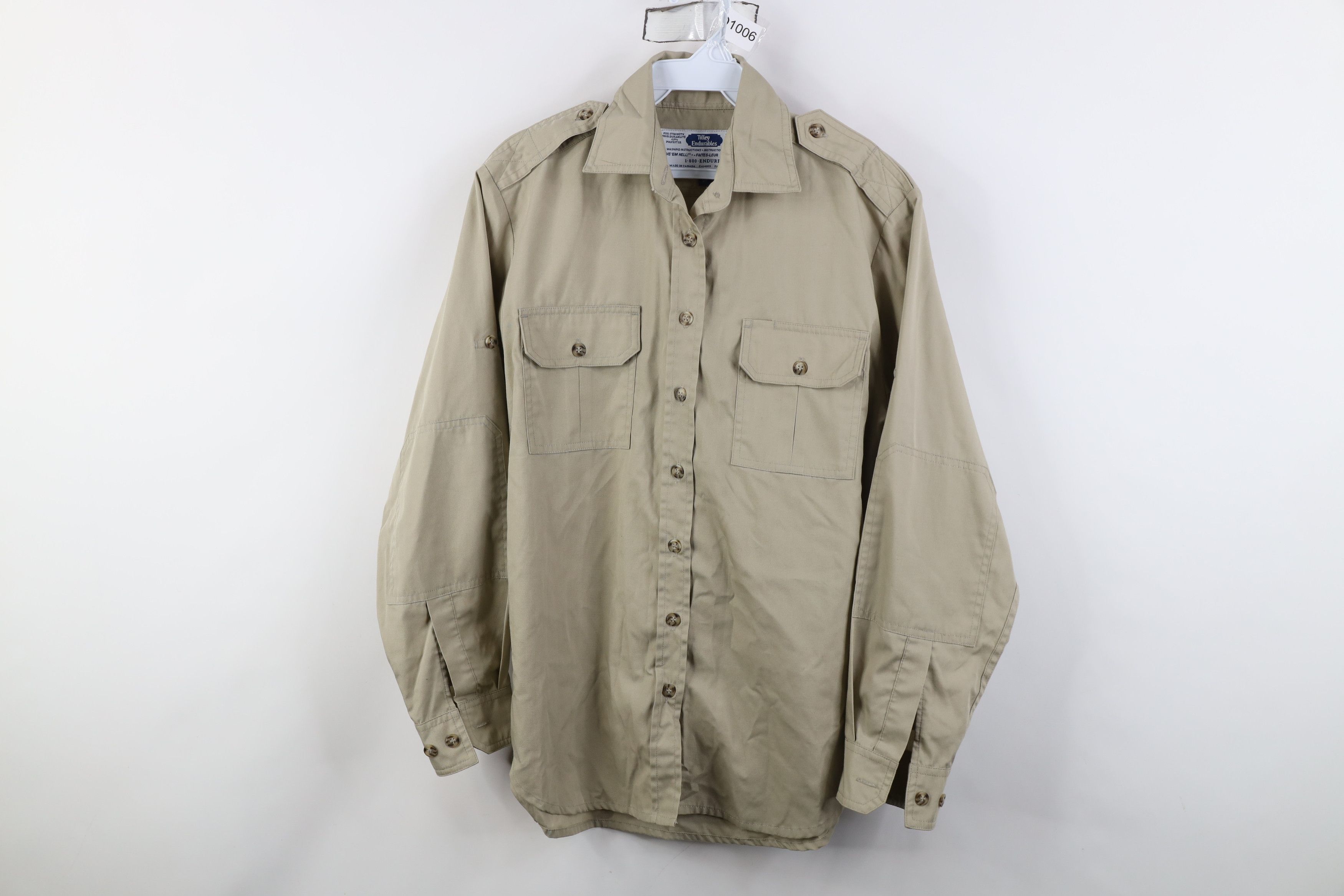 Tilley Vintage 90s Tilley Endurables Bush Trekking Button Shirt Size S / US 4 / IT 40 - 1 Thumbnail