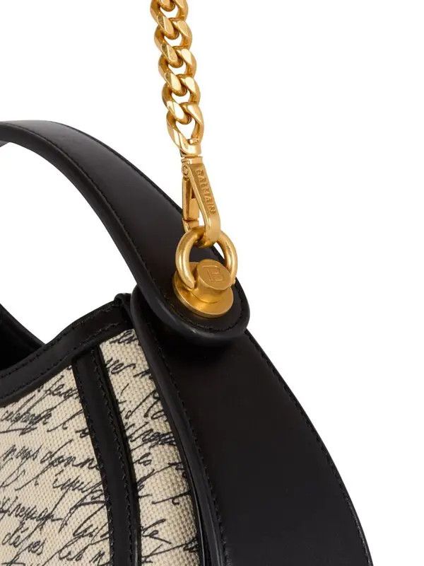 Balmain o1s1wg111225 Size:OS/Jolie Madame Love Letter Bag in White Size ONE SIZE - 4 Thumbnail