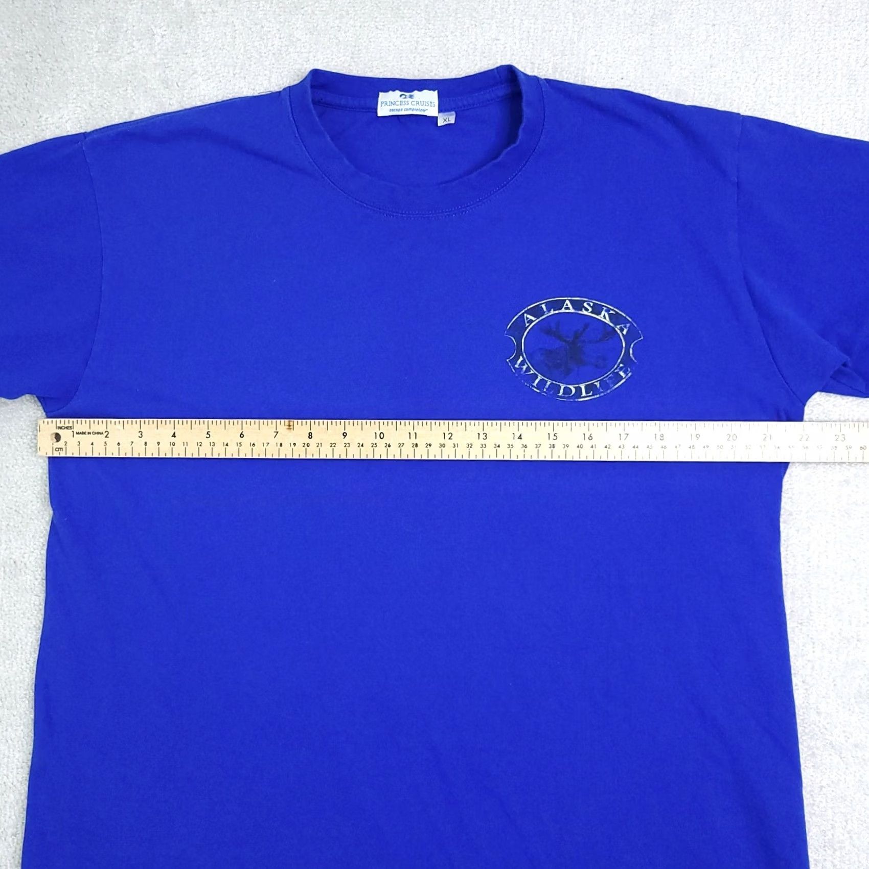 Vintage VINTAGE Princess Cruises T-shirt Alaska Wildlife Adult XL Blue Short Sleeve Size US XL / EU 56 / 4 - 4 Thumbnail