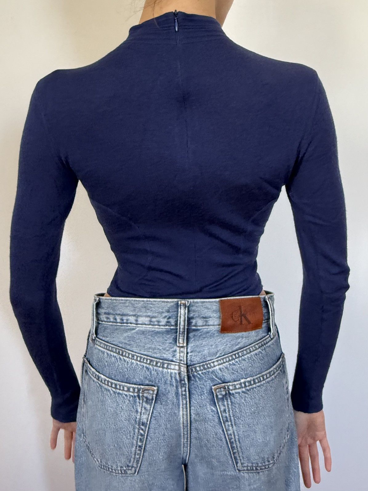 Alaia Vintage Alaia Wool Bodysuit Size M / US 6-8 / IT 42-44 - 4 Thumbnail