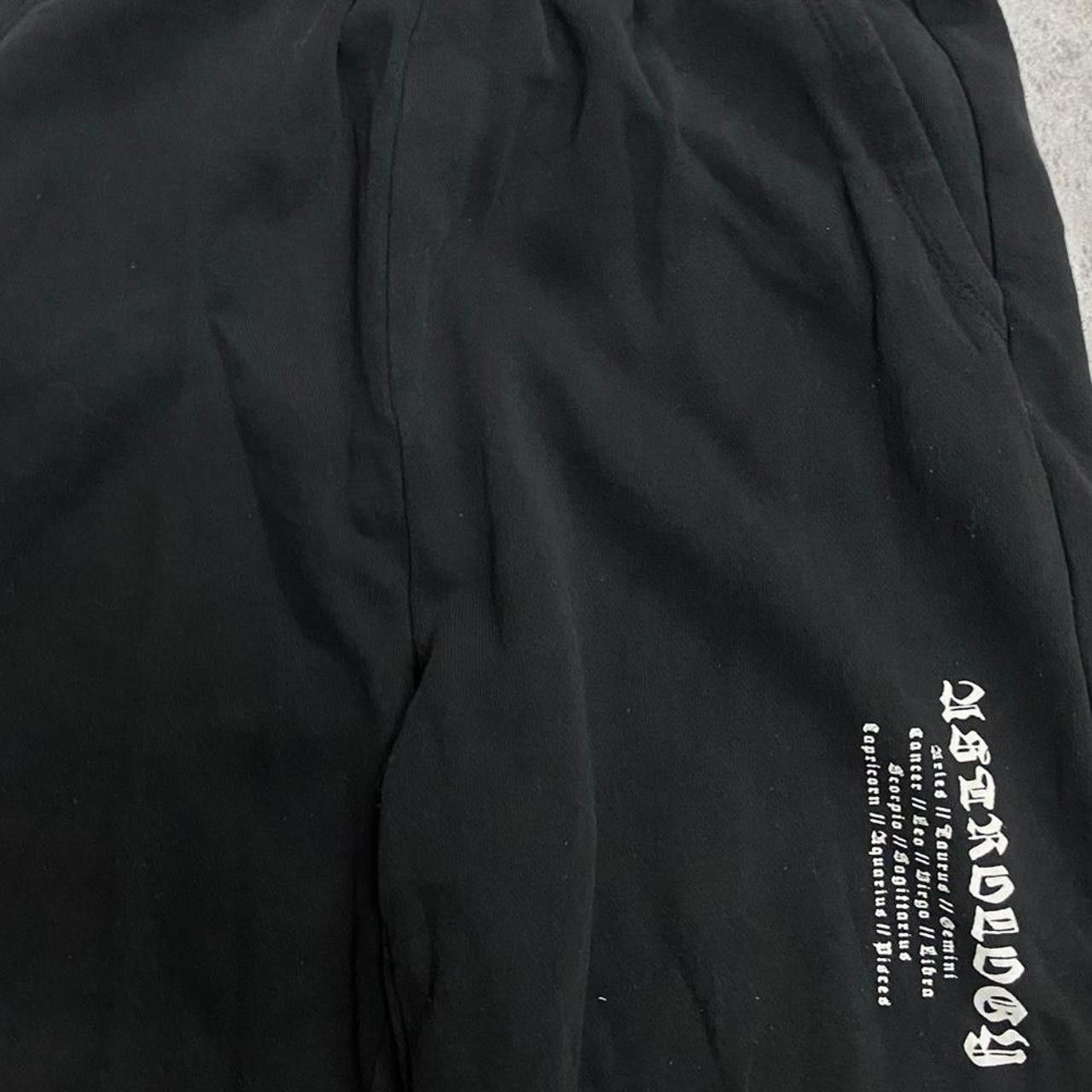 Other Black Ustrology Baggy rap hip hop opium wide leg sweatpants Size US 28 / EU 44 - 5 Thumbnail