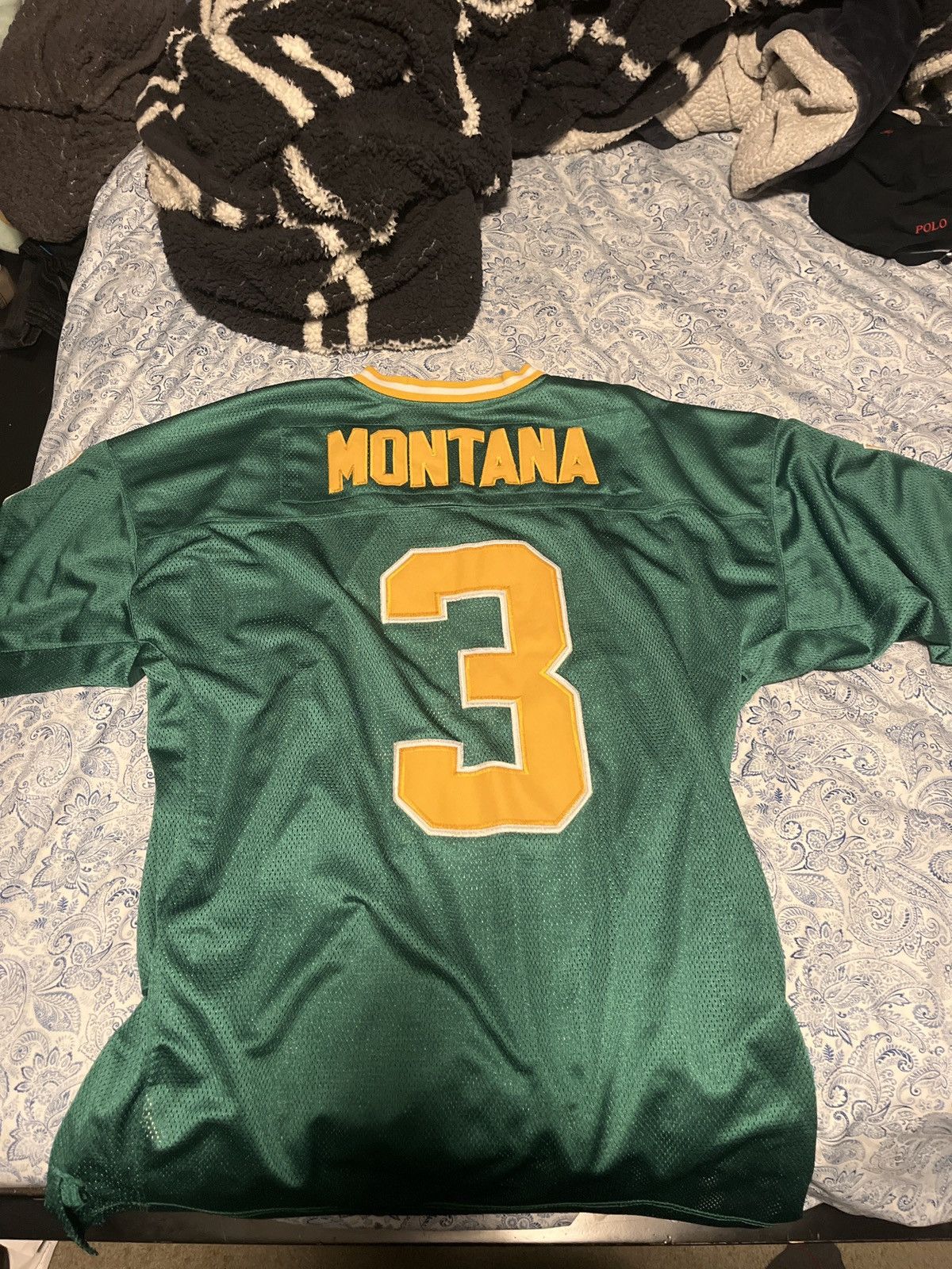 Adidas × Vintage Joe Montana adidas notre dame jersey Size US XL / EU 56 / 4 - 1 Thumbnail