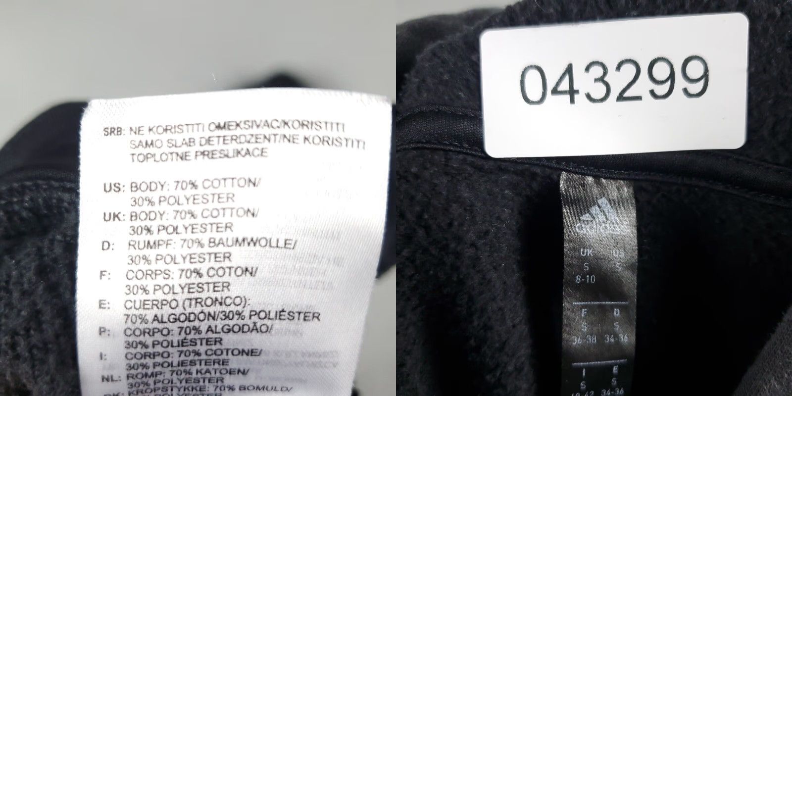 Adidas VINTAGE Adidas Women's Hoodie Pullover Sweater S Black Casual Activewear Size S / US 4 / IT 40 - 8 Thumbnail