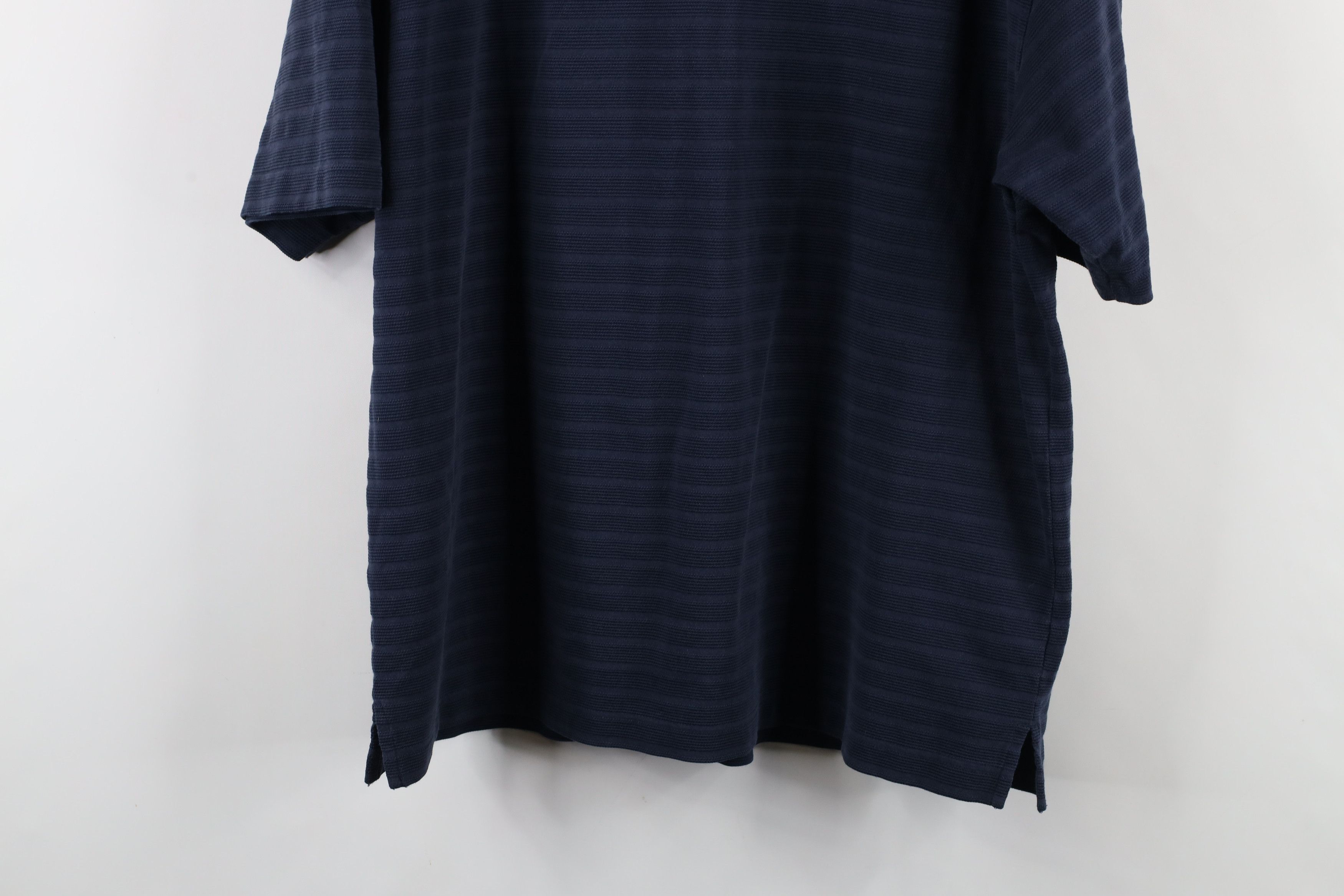 PING × Vintage Vintage 90s Ping Golf Striped Collared Polo Shirt Navy Blue Size US L / EU 52-54 / 3 - 10 Thumbnail