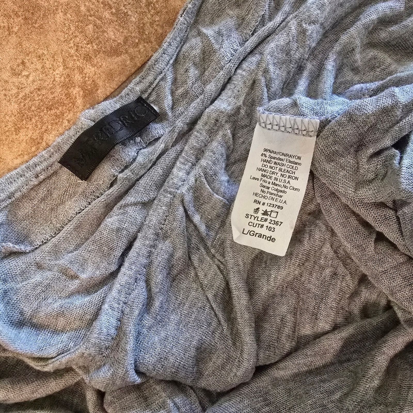 Other Light Grey | M.FREDRIC | Long Sleeve Size L / US 10 / IT 46 - 3 Thumbnail