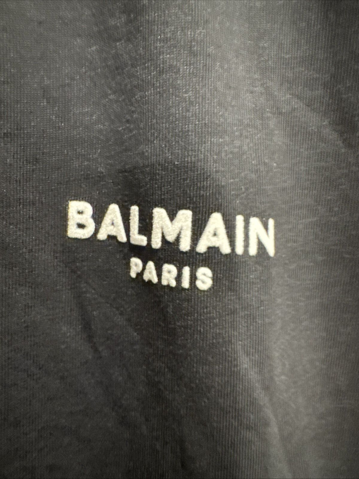 Balmain Balmain Flocked T shirt Black Size US XXL / EU 58 / 5 - 6 Thumbnail
