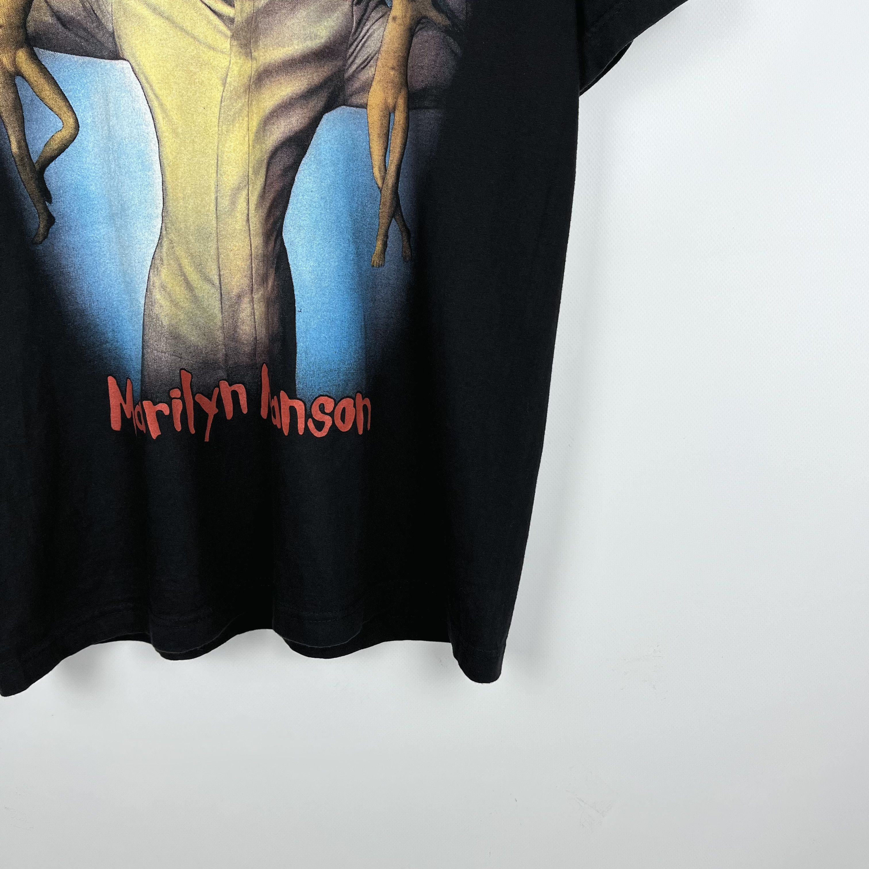 Band Tees Vintage Marilyn Manson Rare Rock Band T Shirt 2000’s Size US L / EU 52-54 / 3 - 3 Thumbnail