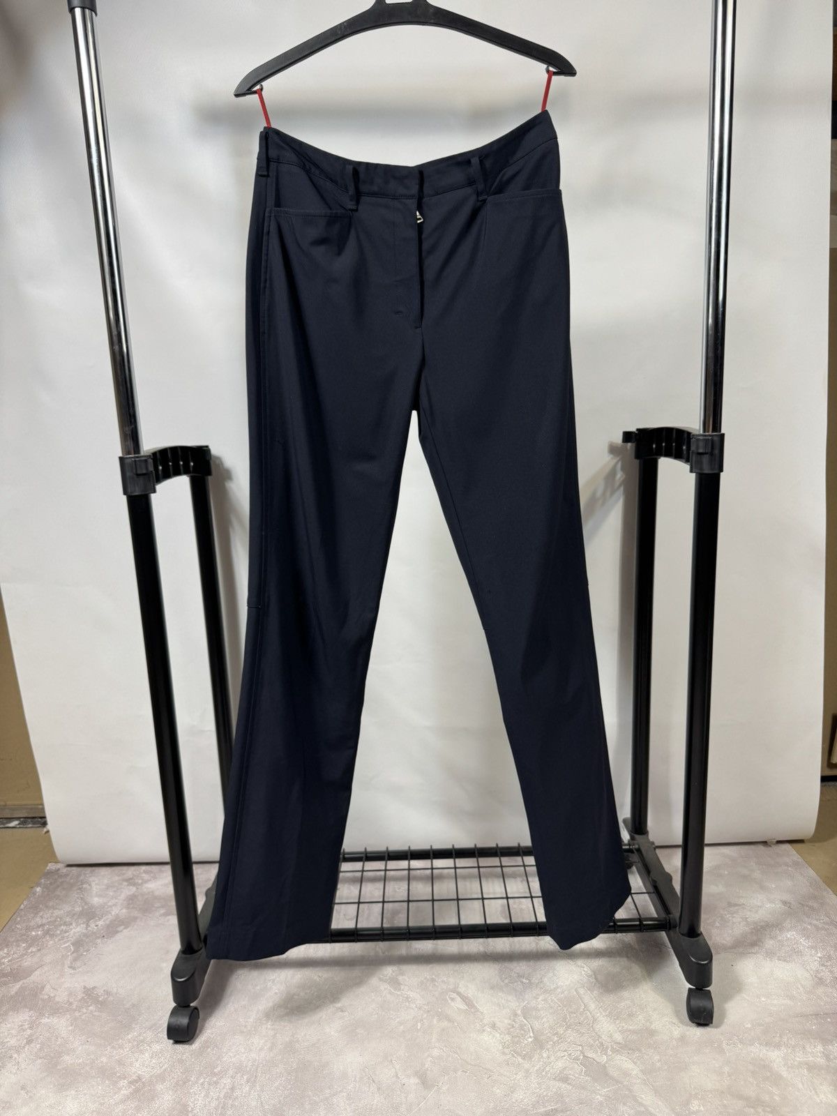 Prada Vintage Prada Woman's Distressed Pants Size 27" / US 4 / IT 40 - 2 Thumbnail