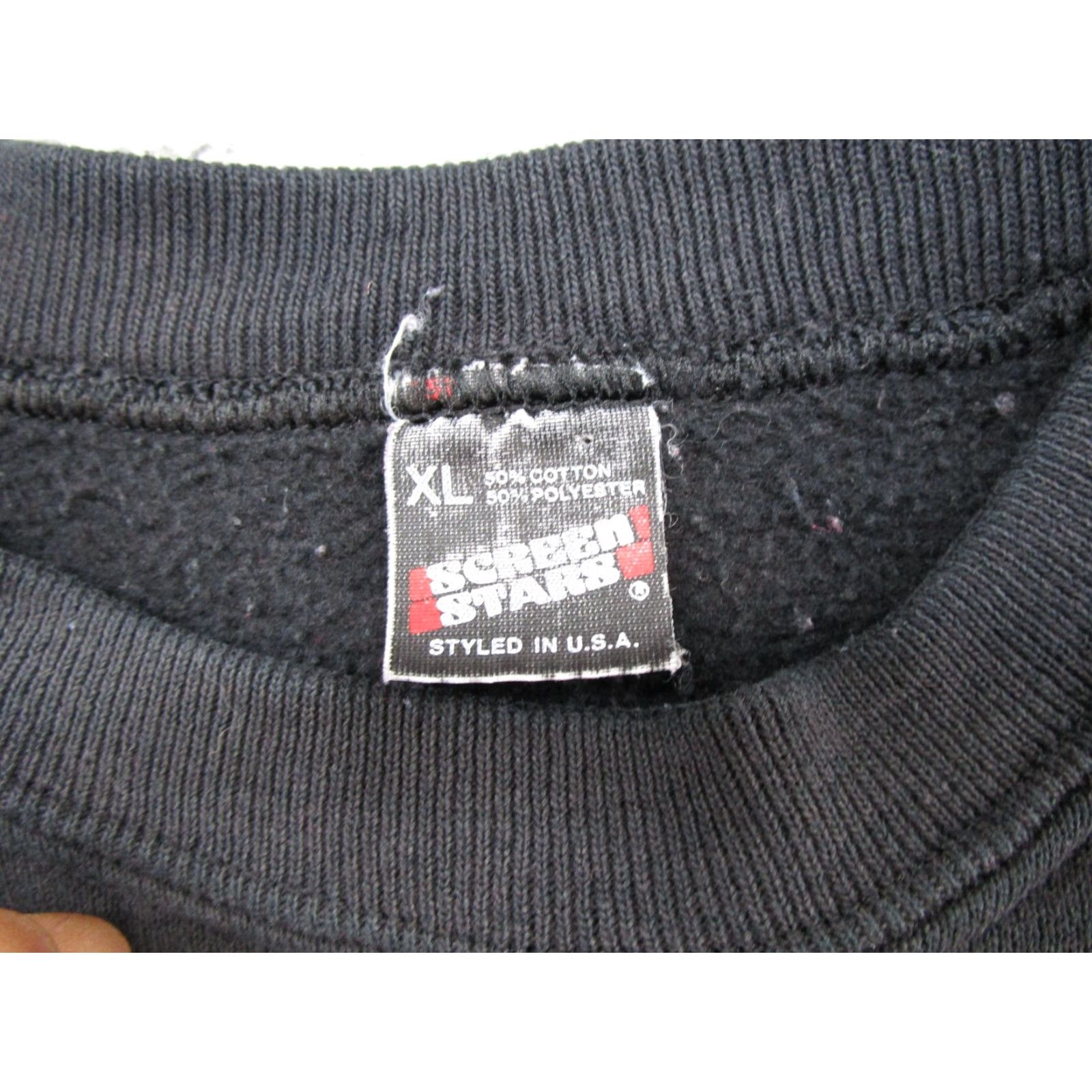 Vintage VINTAGE Beefeater Tower of London Raglan Sleeve Sweatshirt Shirt XL Black 90s Mens Pullover Sweatshirt Size US XL / EU 56 / 4 - 3 Thumbnail