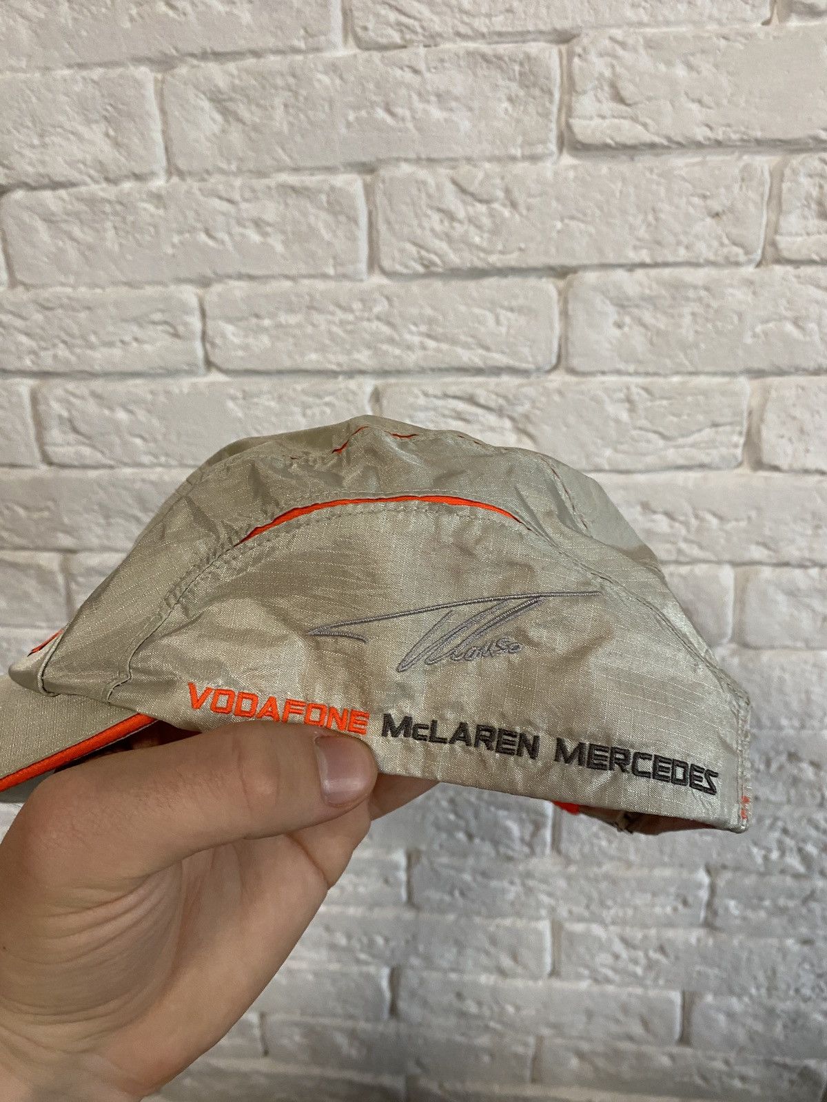 Malcolm McLaren × Vintage Vintage Cap Malcom McLaren Mercedes 5 panel Size ONE SIZE - 3 Thumbnail