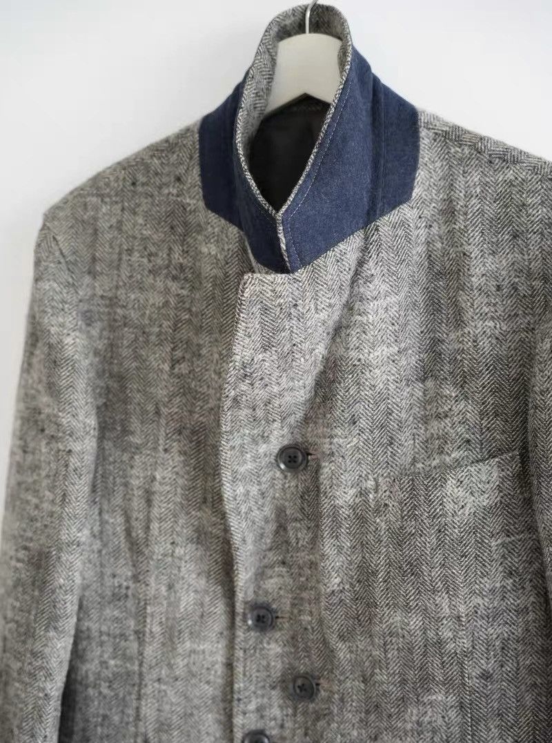 Yohji Yamamoto Yohji Yamamoto 11AW Herringbone Dye Blazer Size US S / EU 44-46 / 1 - 6 Thumbnail