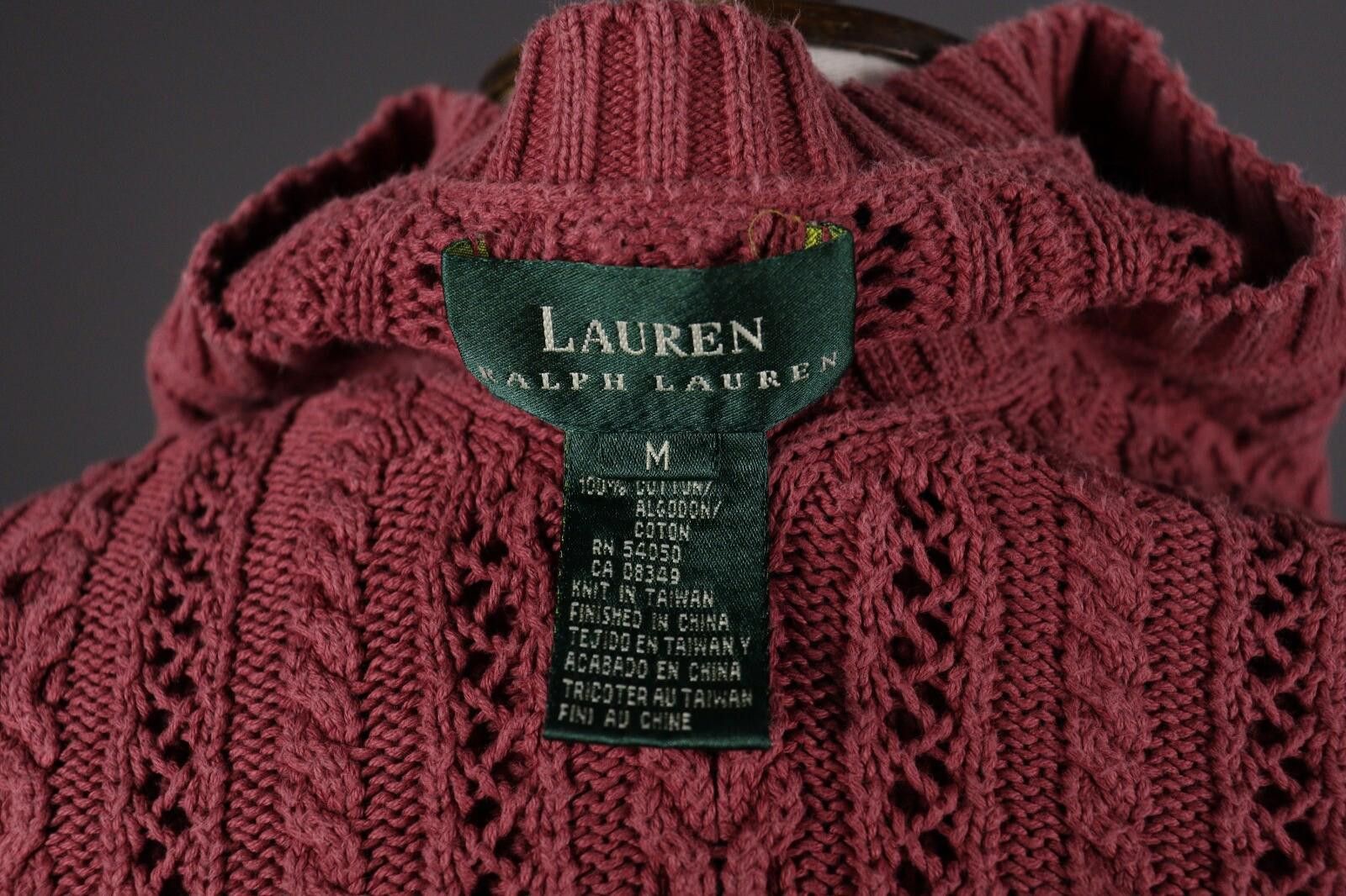 Lauren Ralph Lauren Lauren Ralph Lauren Cotton Cable Knit Sweater Size M Size M / US 6-8 / IT 42-44 - 11 Thumbnail