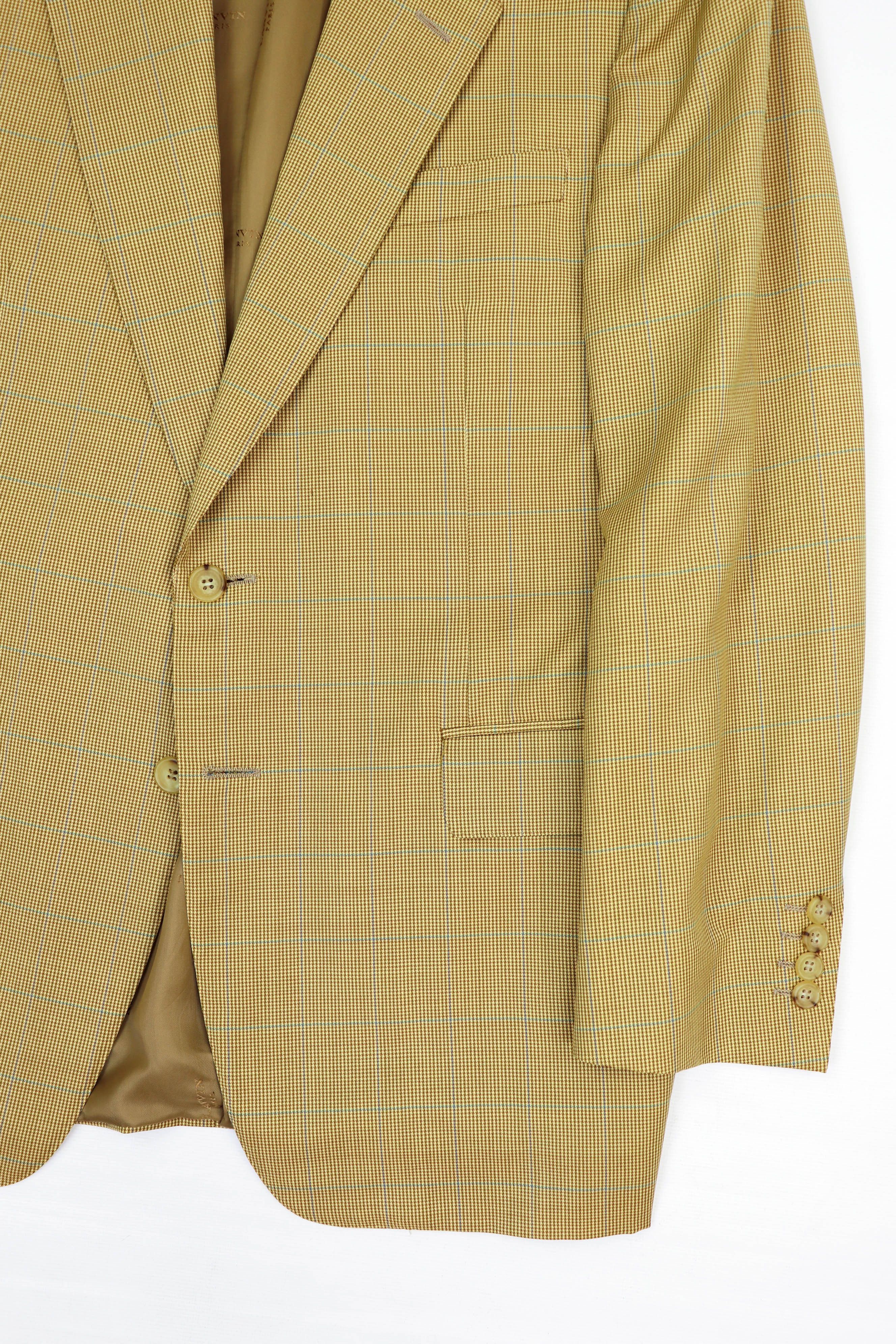 Lanvin Lanvin Paris Vintage Houndstooth Sport Coat Blazer Jacket Size 50R - 5 Thumbnail