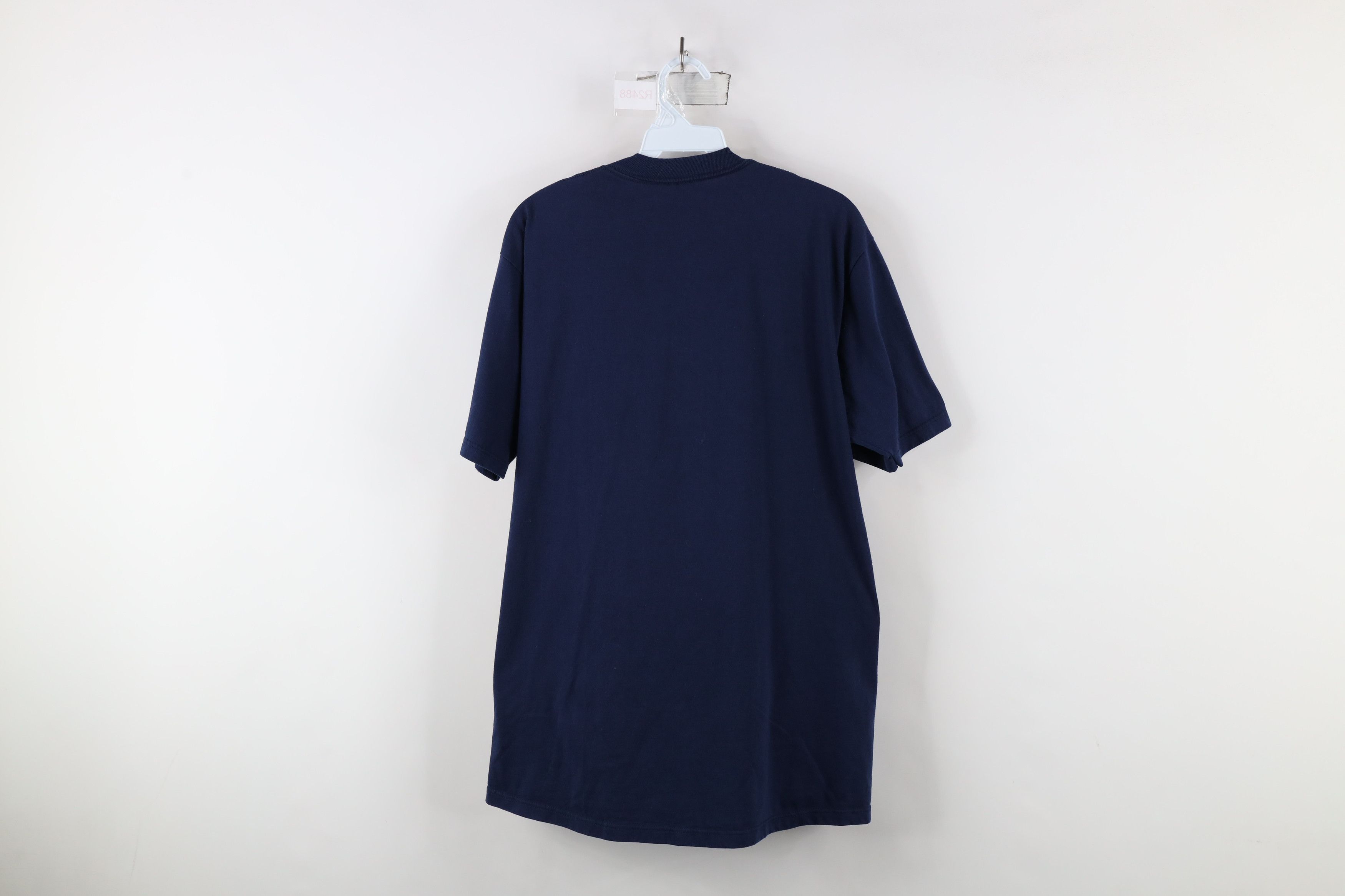 Vintage Vintage 90s Country Primitive Farmhouse T-Shirt Blue USA Size L / US 10 / IT 46 - 12 Thumbnail