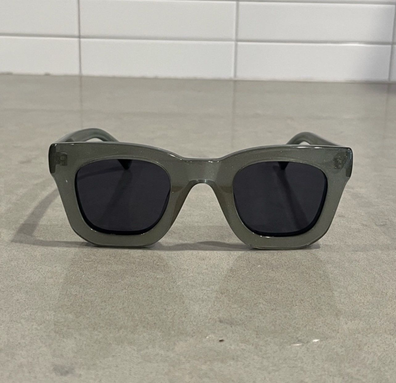 Brain Dead Brain Dead Elia Post Modern Green Smoke Sunglasses | Grailed