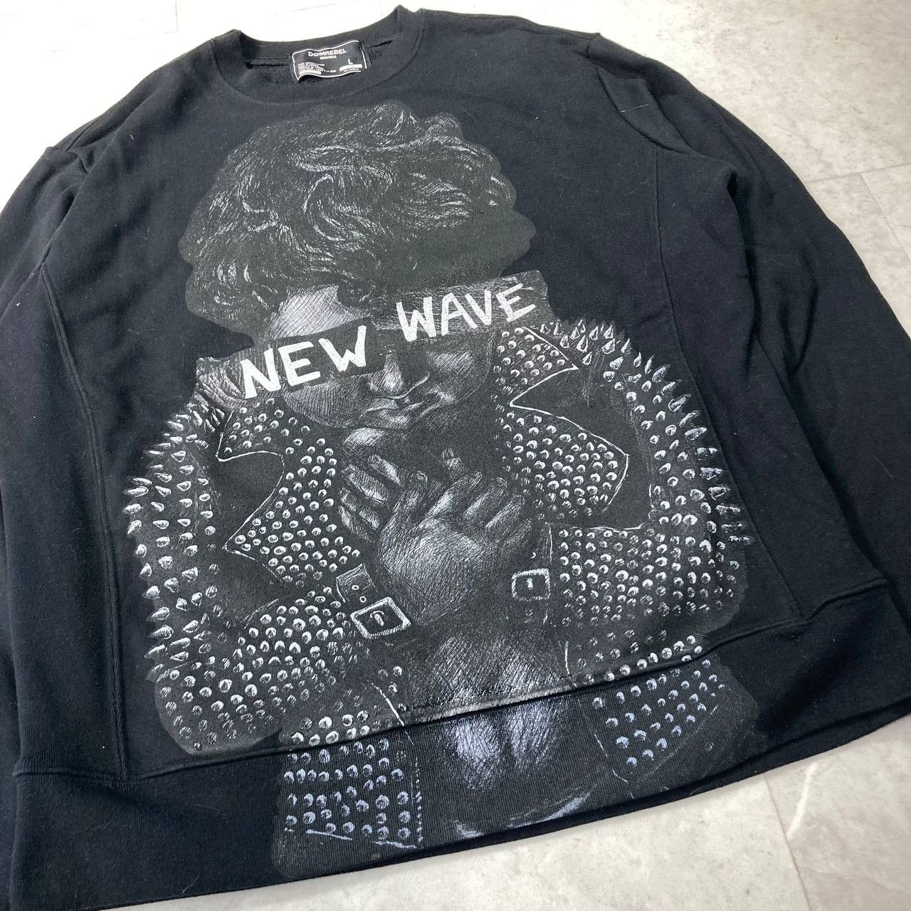 DOMREBEL DomRebel Montreal New Wave Angel Biker Art Sweatshirt Size US L / EU 52-54 / 3 - 2 Thumbnail