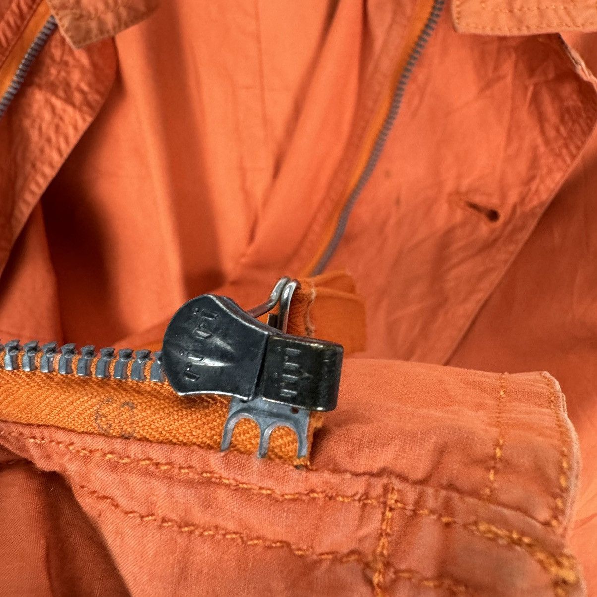Nigel Cabourn ⚡️NIGEL CABOURN SMOCK ORANGE BOMBER JACKET Size US M / EU 48-50 / 2 - 7 Thumbnail