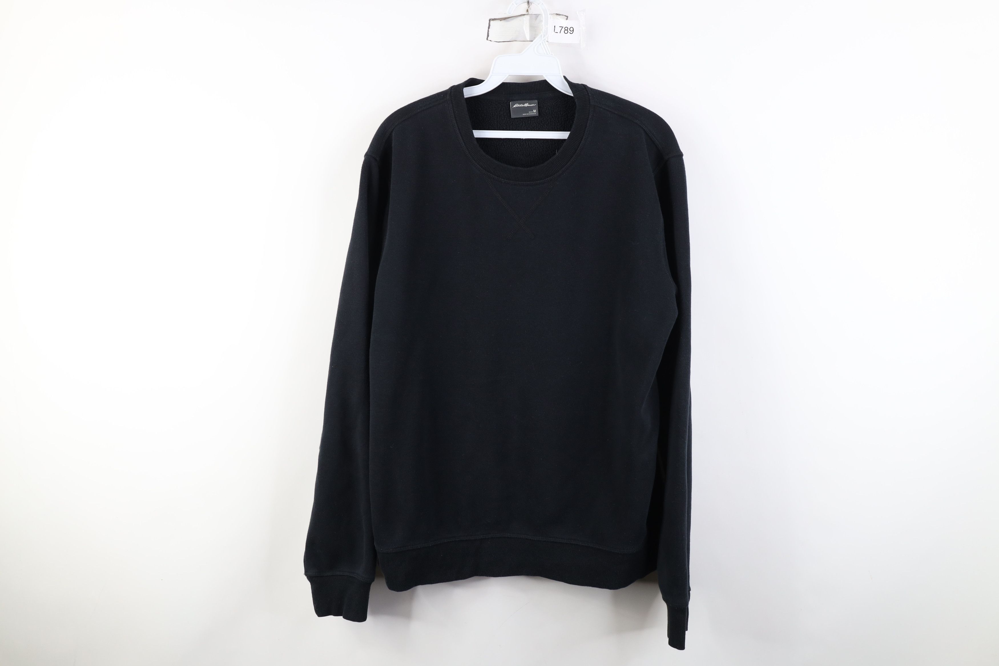 Eddie Bauer Vintage Y2K Eddie Bauer Blank Crewneck Sweatshirt Black Size US M / EU 48-50 / 2 - 1 Thumbnail