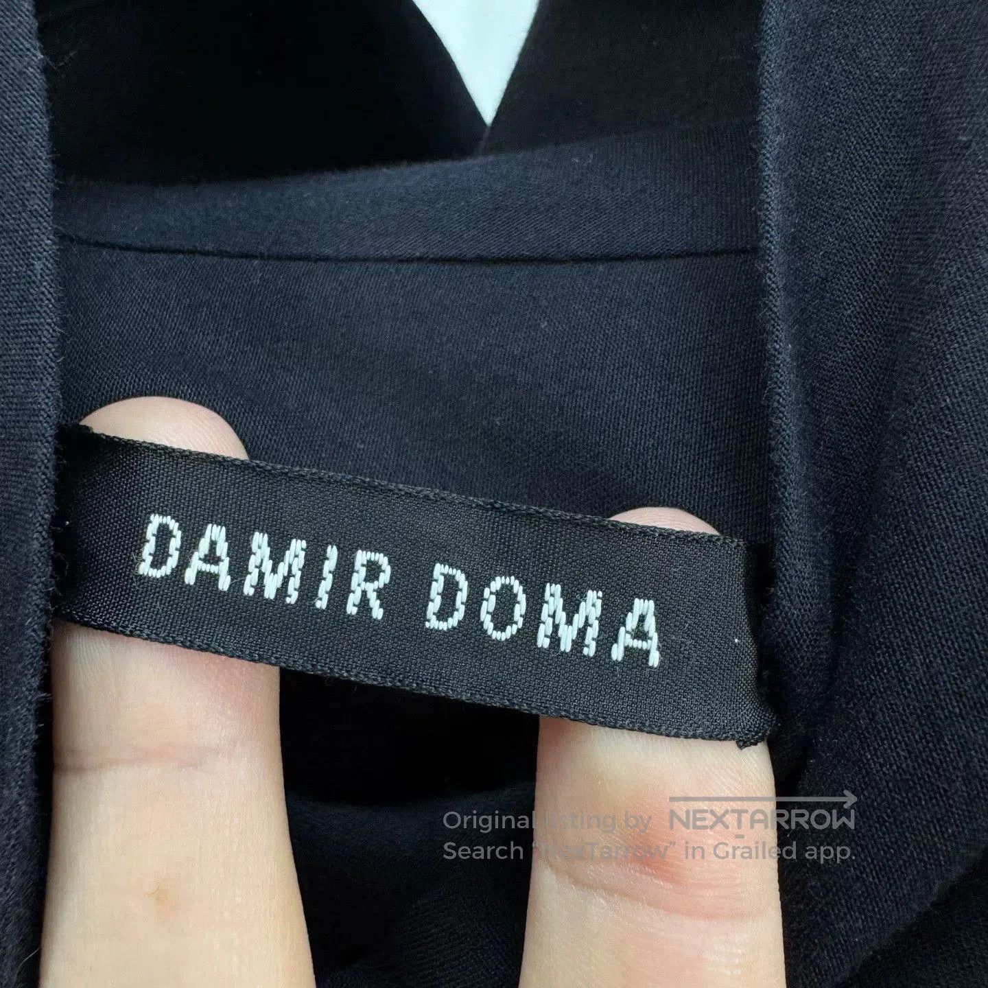 Rick Owens damir doma long sleeve shirt in dark color. Size US M / EU 48-50 / 2 - 5 Thumbnail