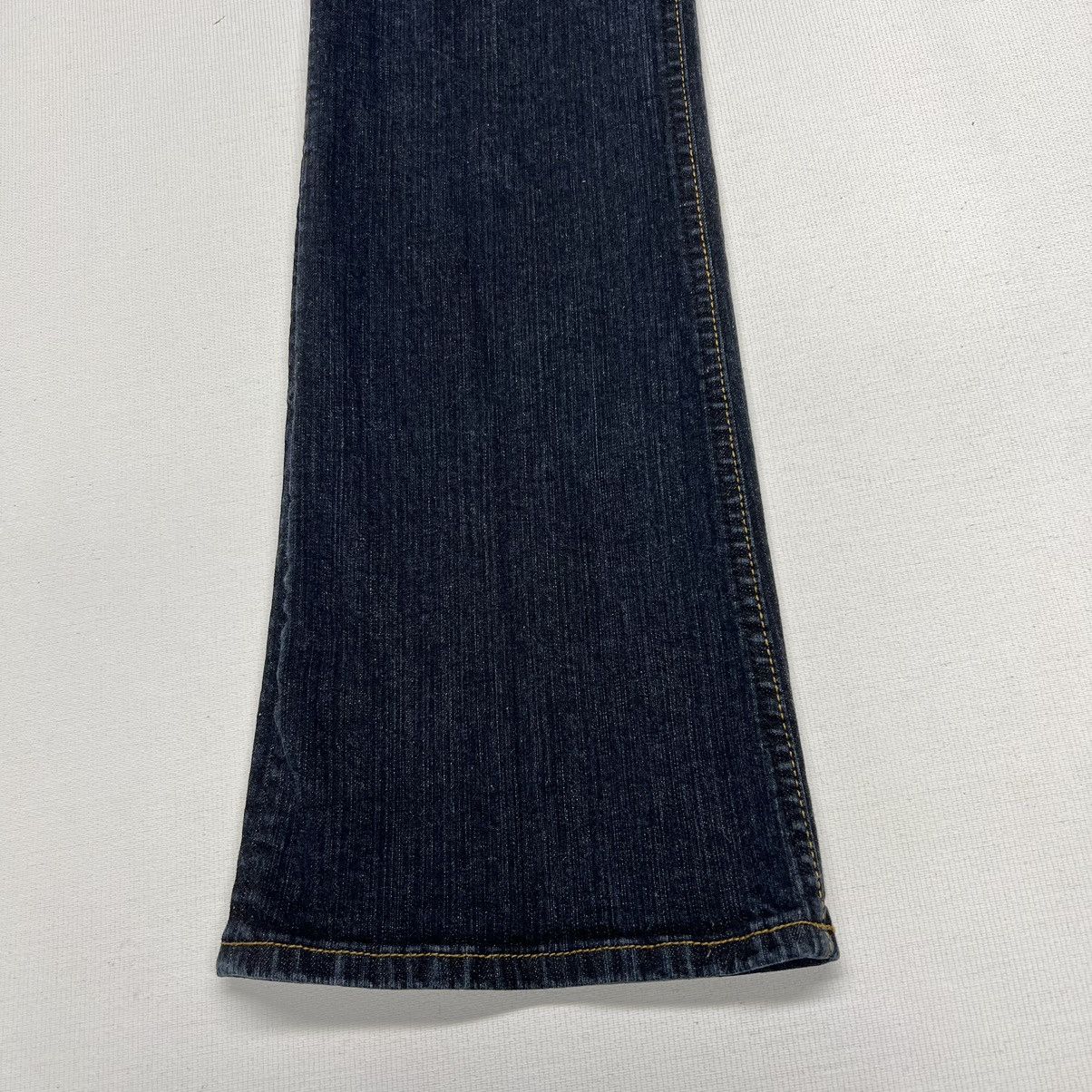 Pepe Jeans × Vintage VTG Pepe Jeans Blue Flared Bootcut London Pocket Patch Y2K Size 34" / US 12 / IT 48 - 4 Thumbnail