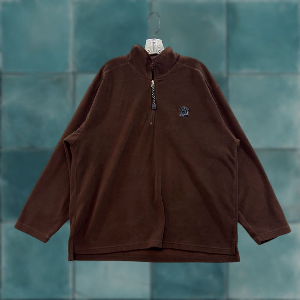 Vintage VINTAGE Magellan Sweater Jacket 1/4 Zip XL Brown Fleece Pullover Labrador Dog Mens Size US XL / EU 56 / 4 - 1 Thumbnail