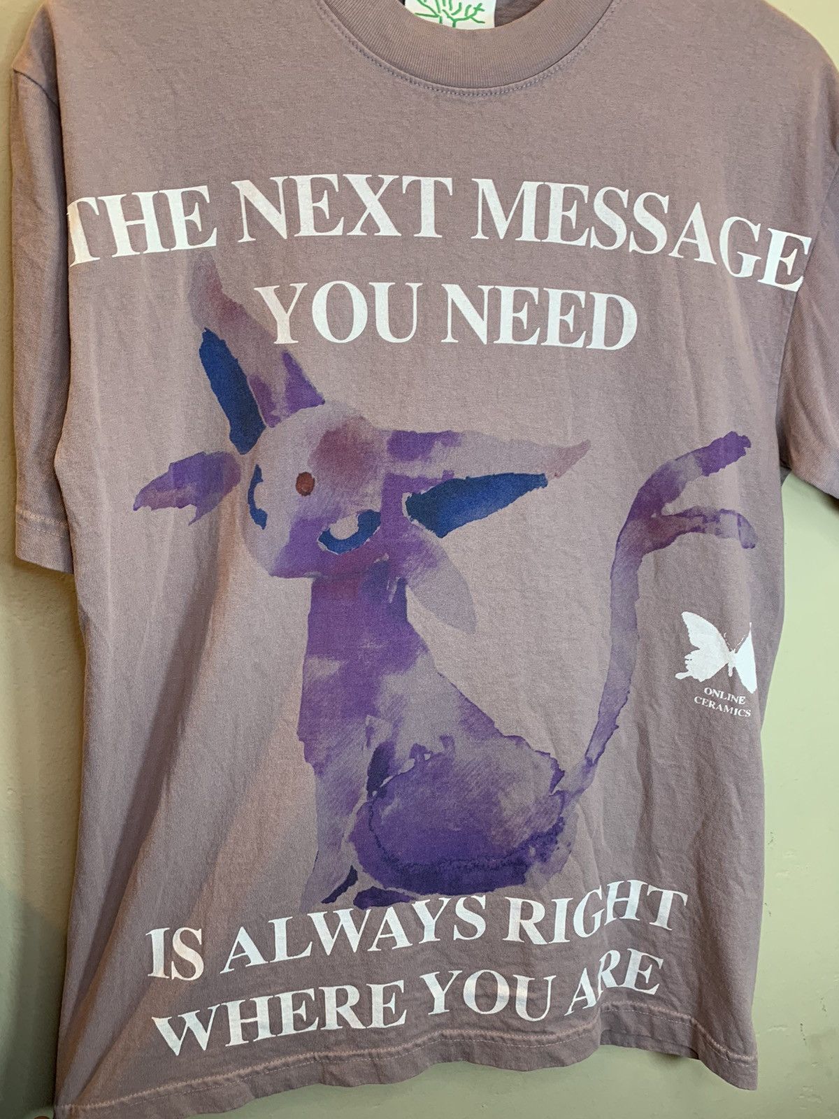 Online Ceramics *RARE* Online Ceramics Message You Need Espeon Pokémon Shirt Size US S / EU 44-46 / 1 - 2 Thumbnail