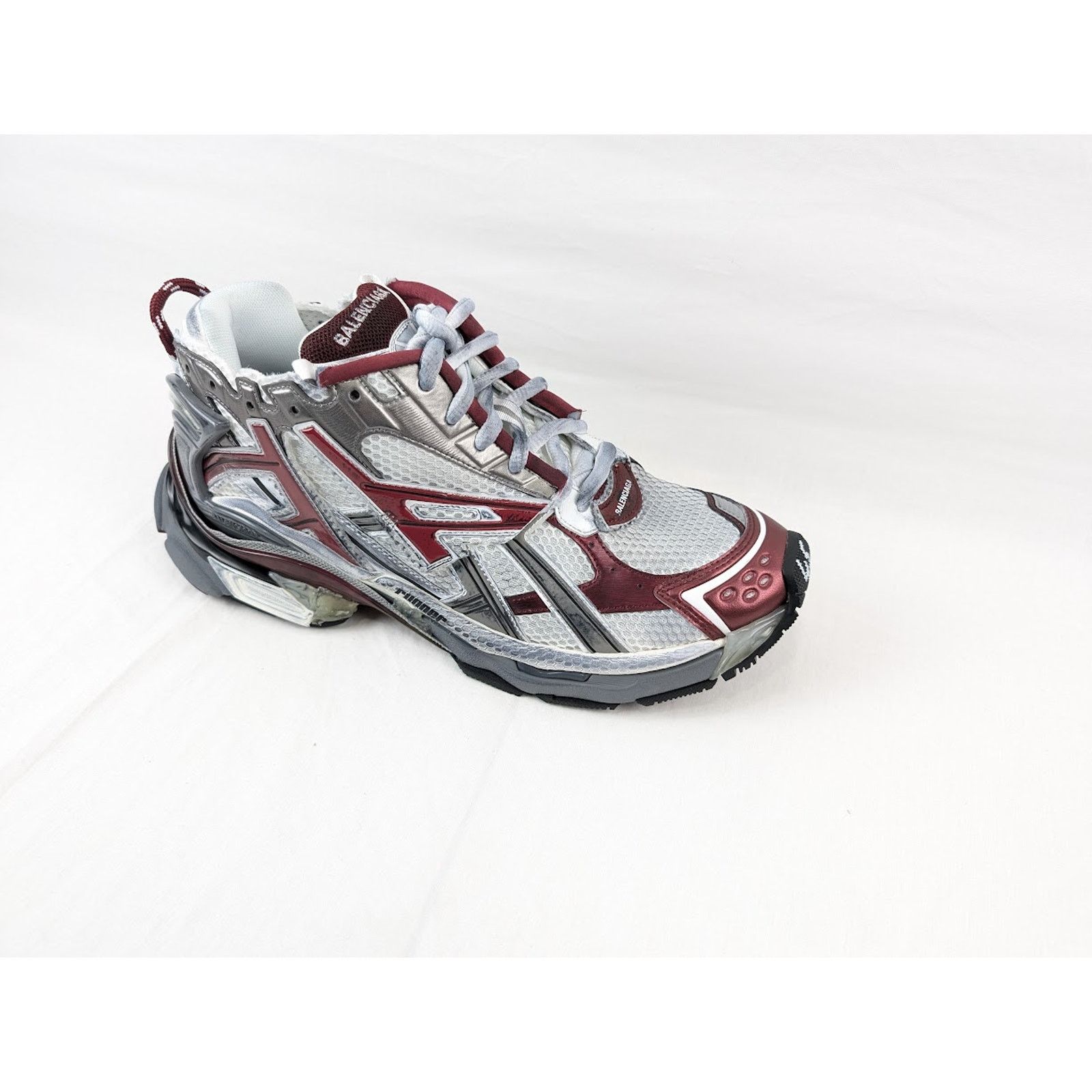 Balenciaga o1rshd1 Four Color Rubber Runners in Multicolor Size US 10 / EU 43 - 2 Thumbnail