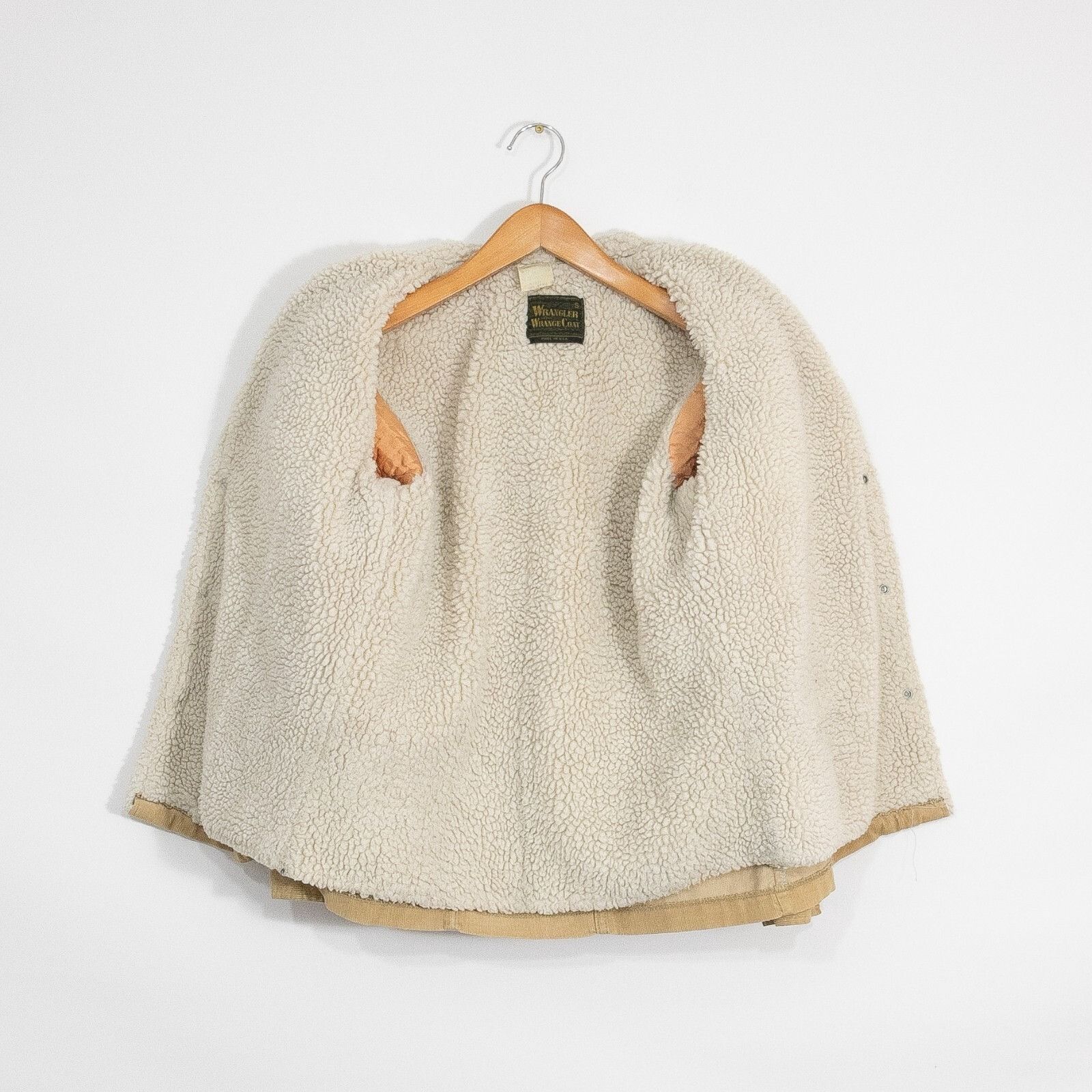 Vintage × Wrangler Vintage 70s Wrangler Corduroy Western Coat Mens Small Sherpa Size US S / EU 44-46 / 1 - 6 Thumbnail