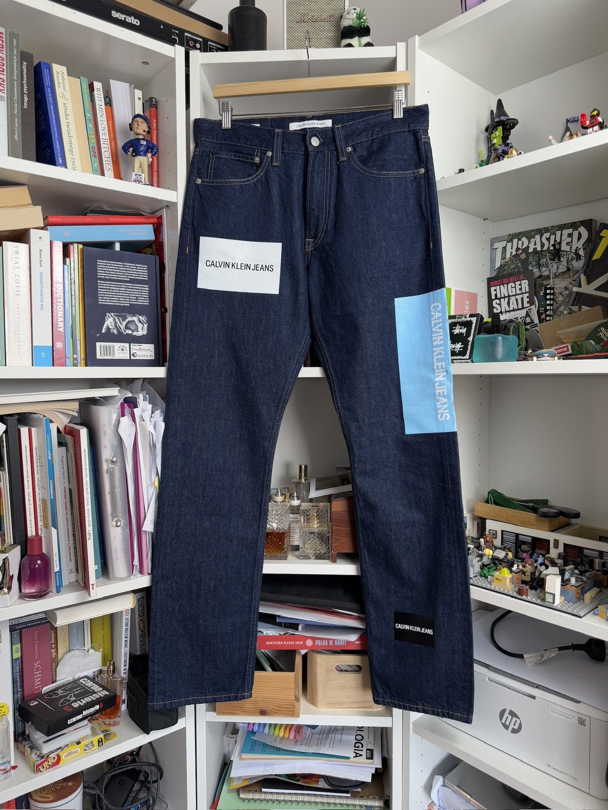 Calvin Klein × Designer Calvin Klein CKJ035 by raf Simons denim jeans pants 31x32 Size US 31 - 1 Thumbnail