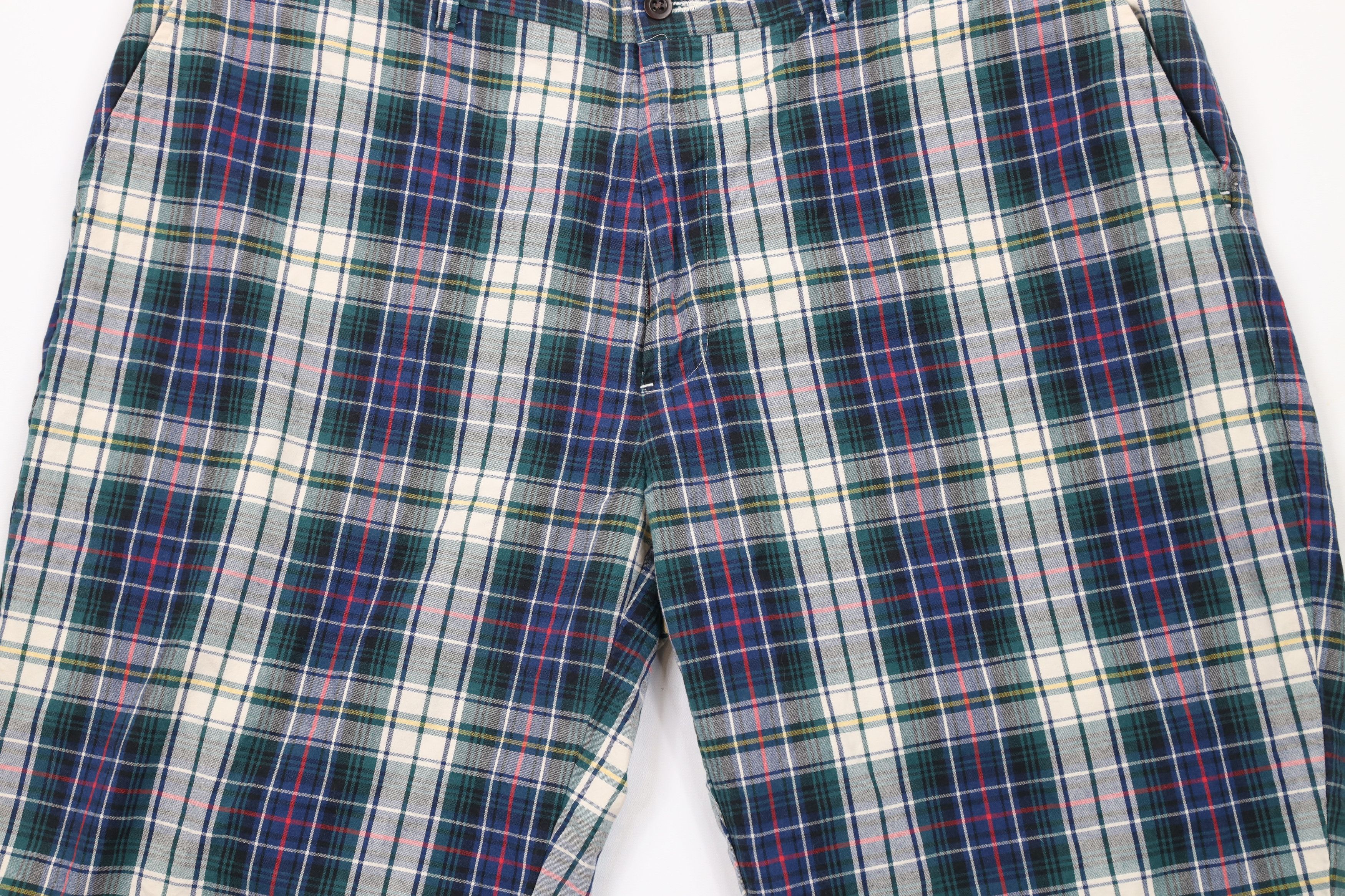 Ralph Lauren × Vintage Vintage 90s Ralph Lauren Golf Chino Shorts Plaid Cotton Size US 40 / EU 56 - 3 Thumbnail
