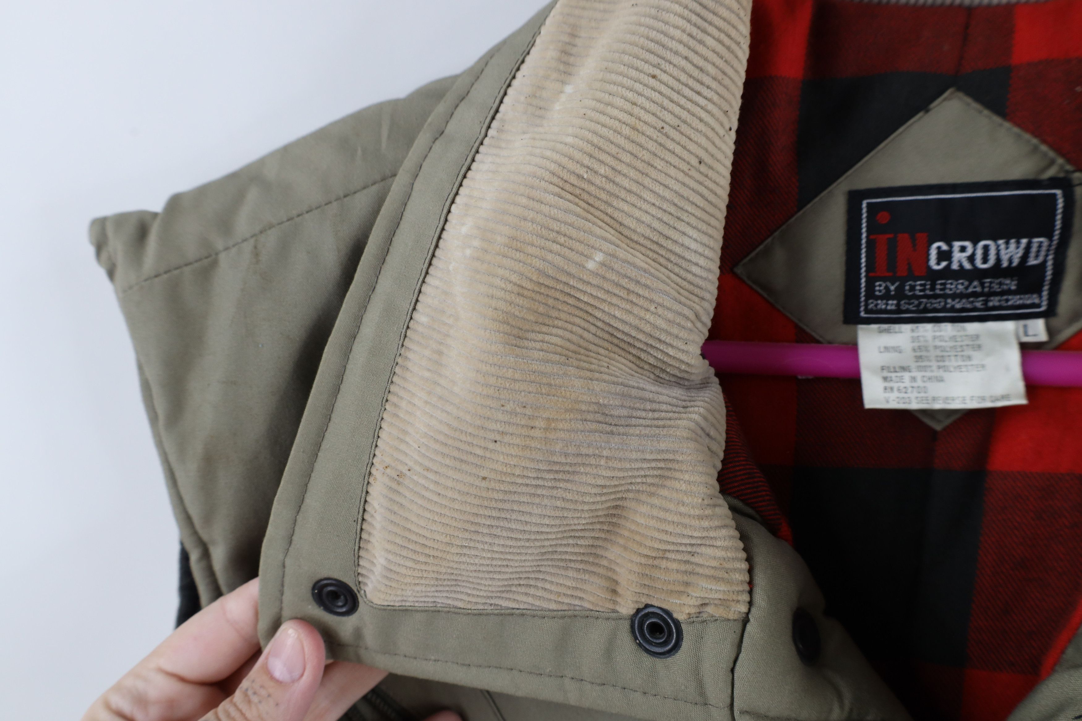 Vintage Vintage 70s Streetwear Flannel Lined Quilted Vest Jacket Size US L / EU 52-54 / 3 - 7 Thumbnail