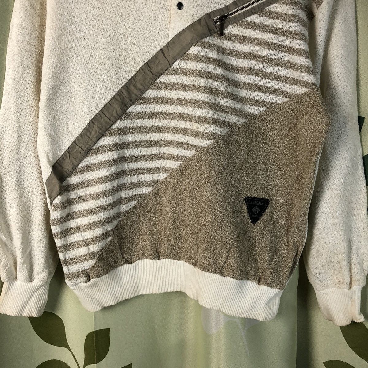 Vintage Enzo Molteni White vintage Sweatshirt #7422 Size US M / EU 48-50 / 2 - 6 Thumbnail