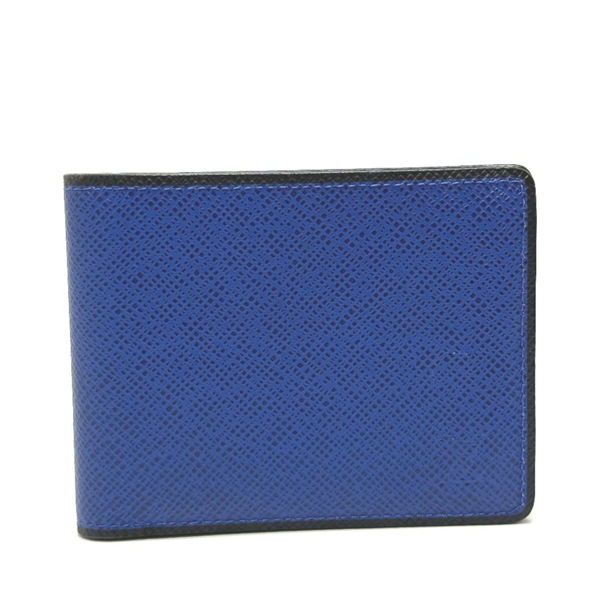Louis Vuitton Louis Vuitton M30565 Taiga Bill Compartment Folded wallet blue Size ONE SIZE - 1 Thumbnail