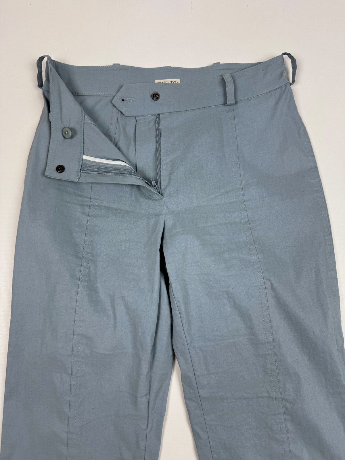Annette Gortz Annette Gortz Linen Blue Pants Size 24" / US 00 / IT 34 - 5 Thumbnail