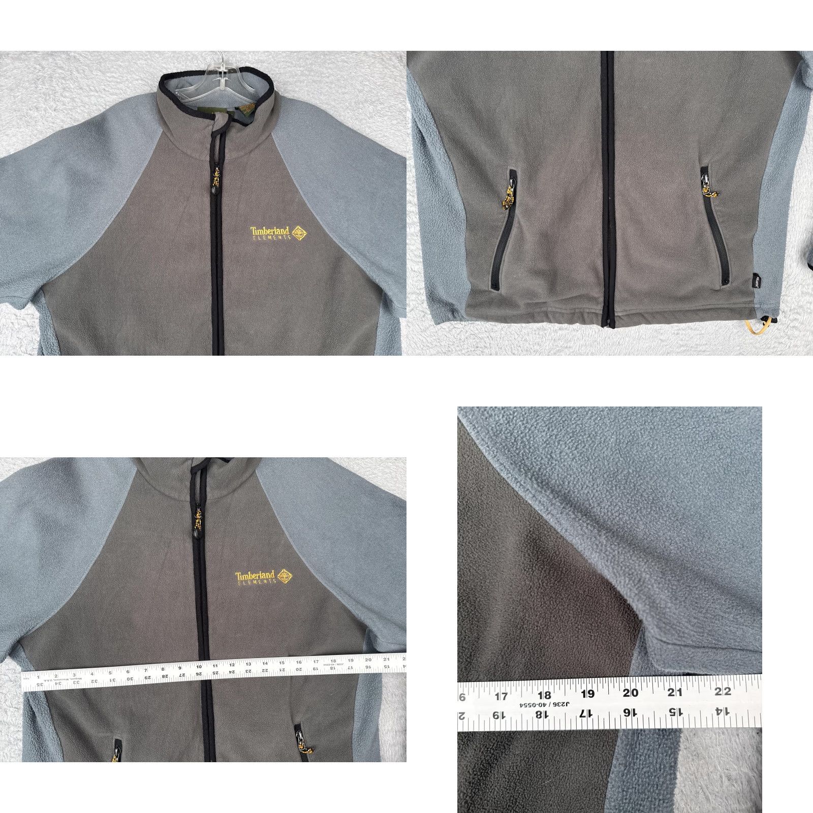 Timberland Timberland Elements Jacket Mens Medium Gray Full Zip fleece Outdoor Hiking Winter Size US M / EU 48-50 / 2 - 8 Thumbnail