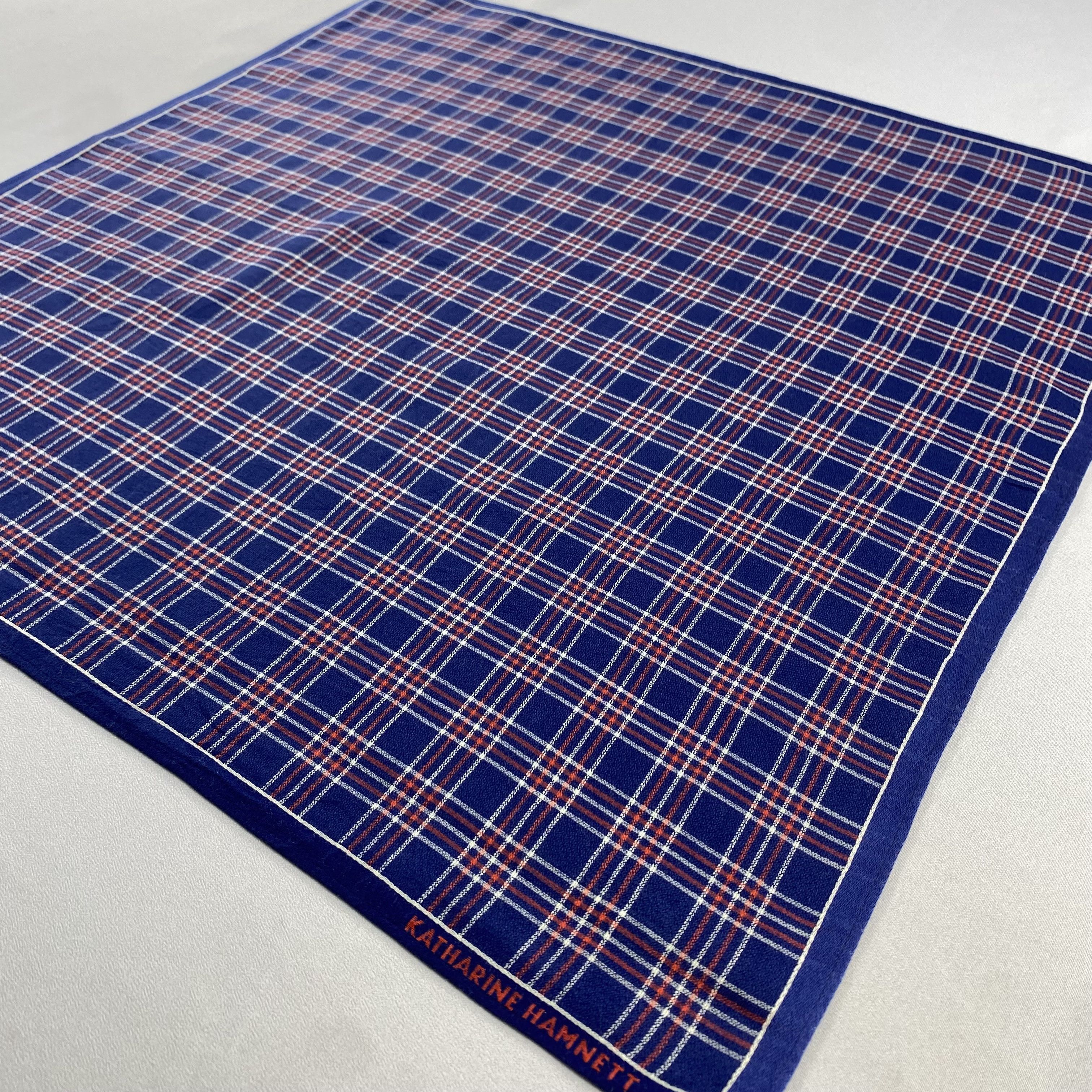 Katharine Hamnett London × Vintage Katharine Hamnett Bandana/ Handkerchief / Neckerchief-P1094 Size ONE SIZE - 2 Thumbnail