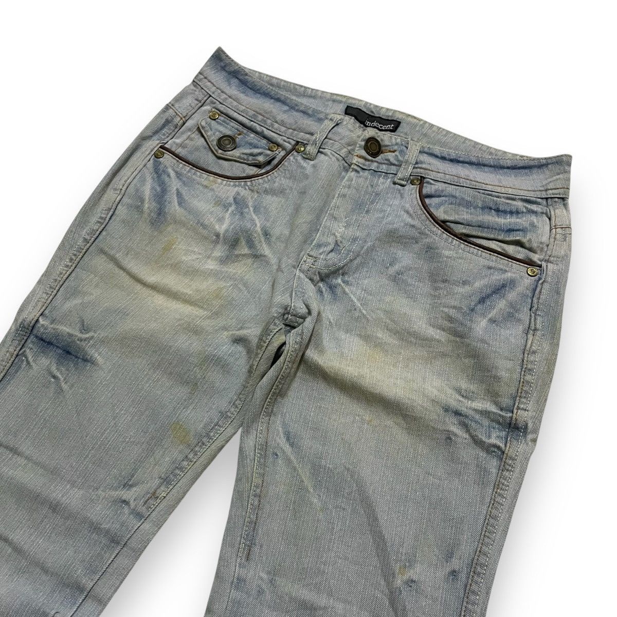 If Six Was Nine ORIGINAL CLASSIC FLARE INDECENT DENIM (30×41) Size US 30 / EU 46 - 3 Thumbnail
