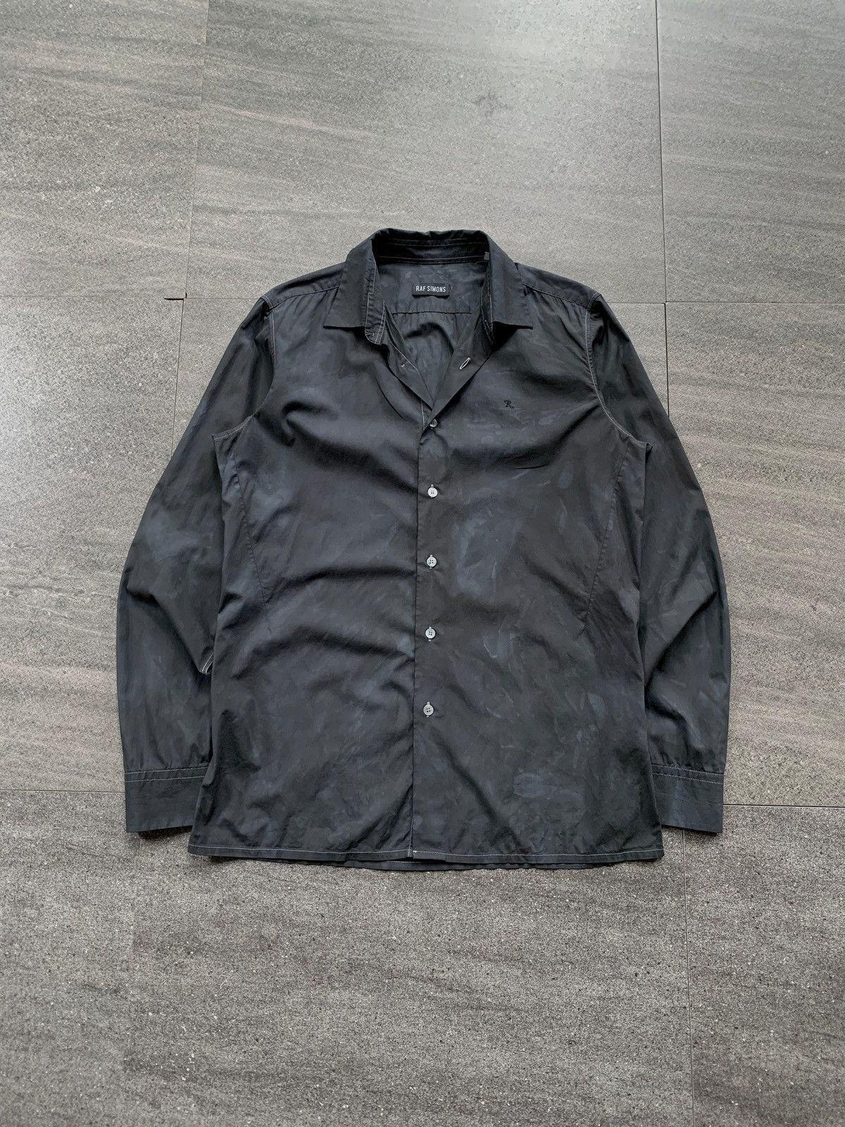 Raf Simons FREE TAX! R Logo Hand Dyed Shirt Size US S / EU 44-46 / 1 - 2 Thumbnail
