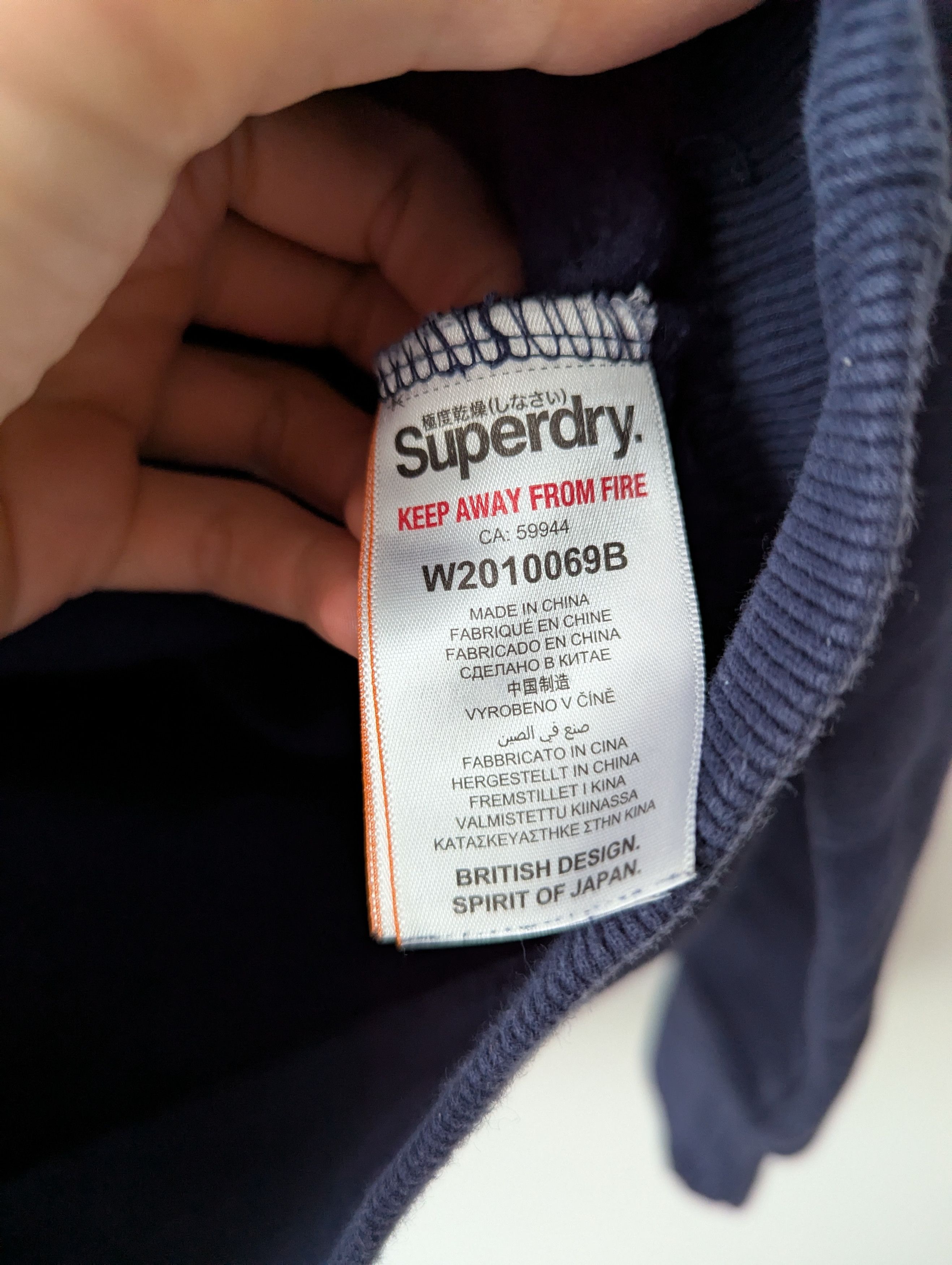 Superdry Superdry Logo Hoodie Navy Red Streetwear Skate Y2K Size M / US 6-8 / IT 42-44 - 11 Thumbnail