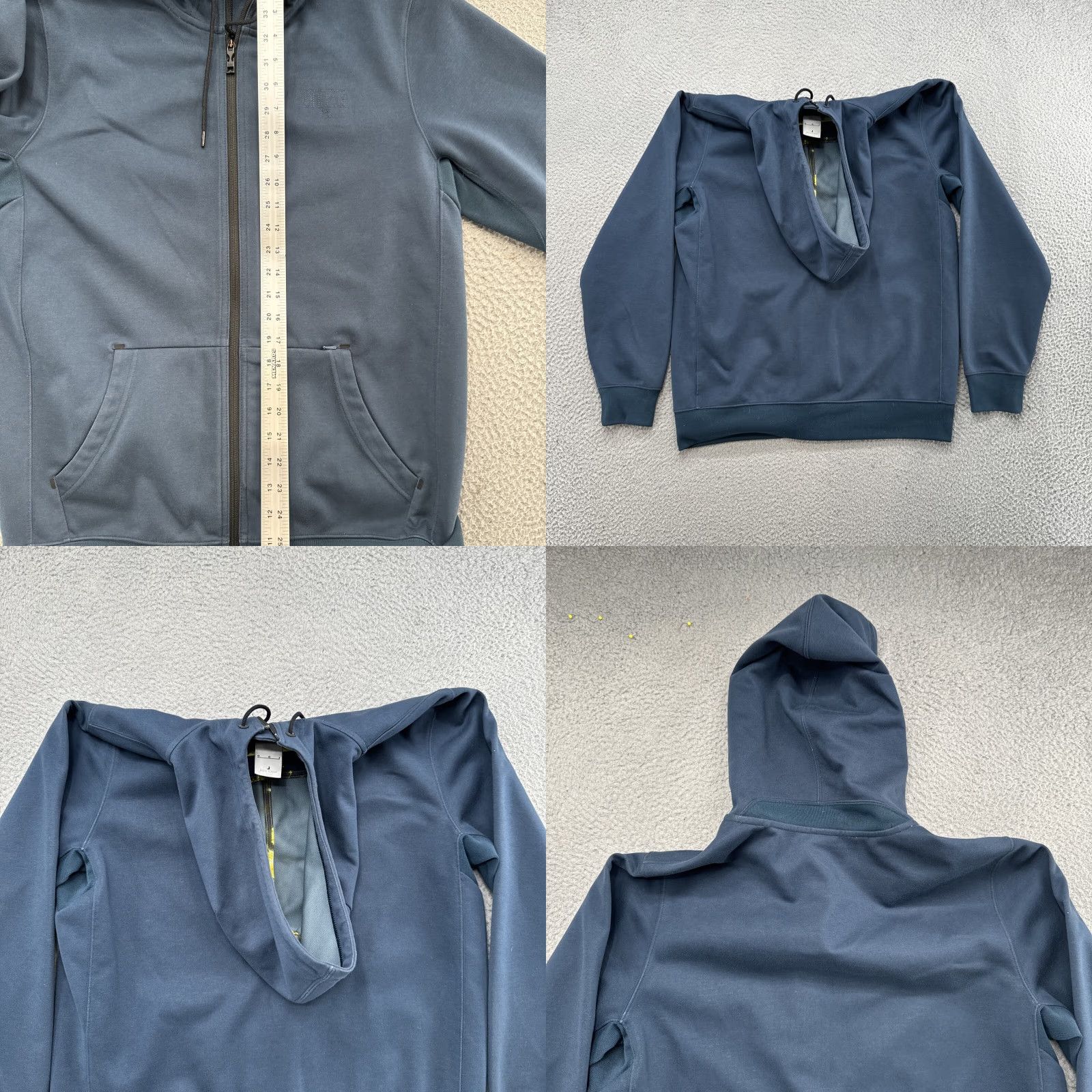 Nike Nike Tech Fleece Zip Hoodie Mens Storm Fit Water Resistant Blue L Sweatshirt Hoodie Full Zip Logo Storm Nike Sportswear Shirt Jacket Size US L / EU 52-54 / 3 - 8 Thumbnail