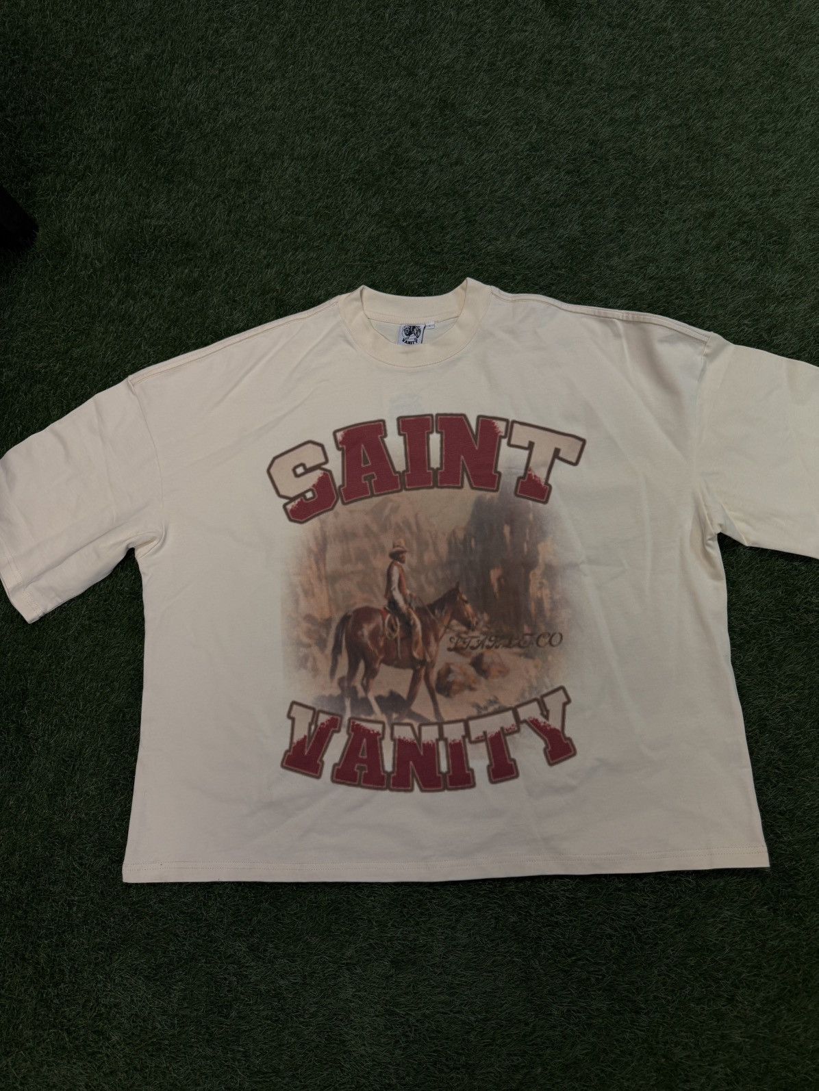 Saint Vanity Saint Vanity Cream Stable 2.0 Tee Shirt Size L (NEW) Size US L / EU 52-54 / 3 - 1 Thumbnail