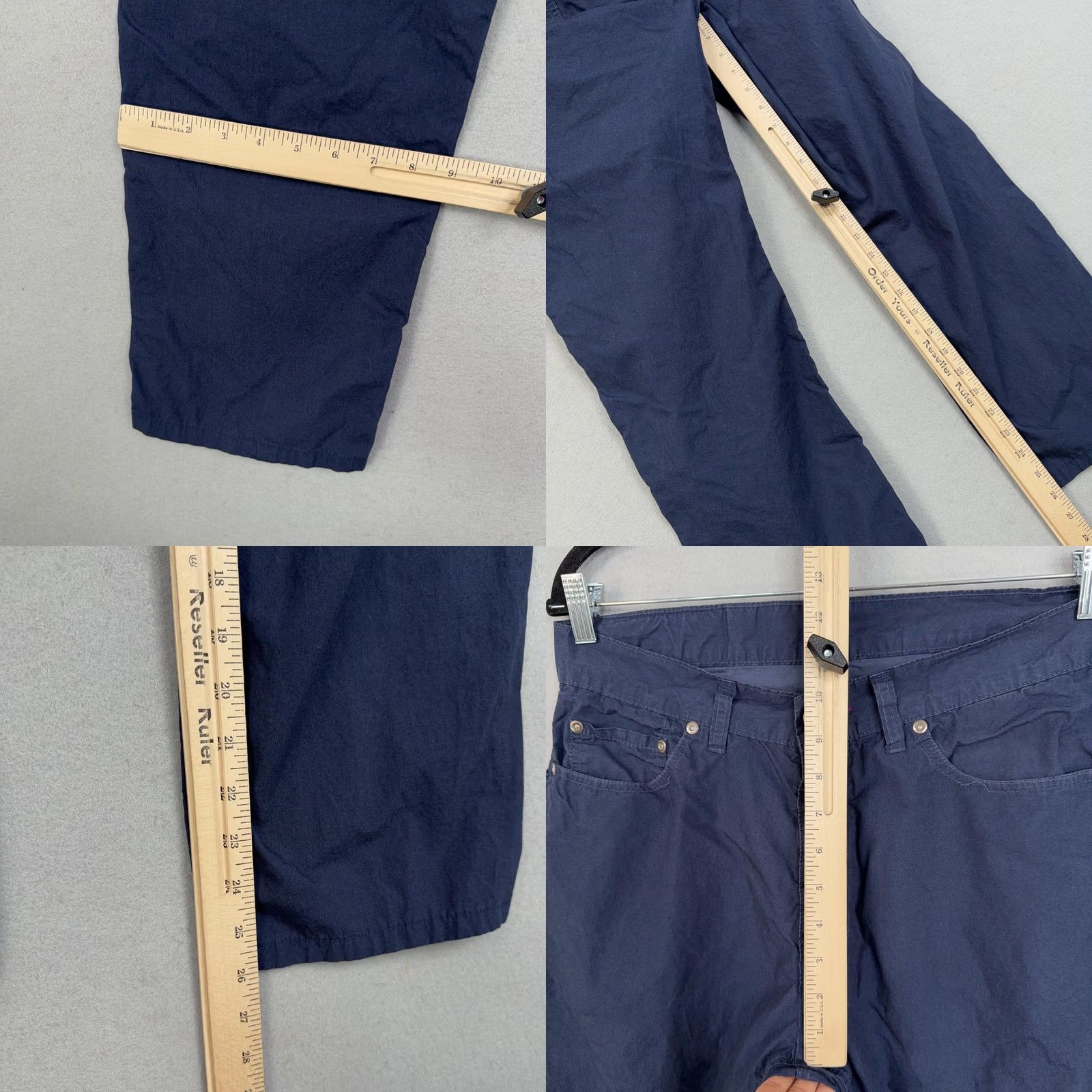 Vintage Scott James Pants Mens 32 Blue Cotton Chino 5 Pocket Lightweight Cropped Size US 32 / EU 48 - 9 Thumbnail
