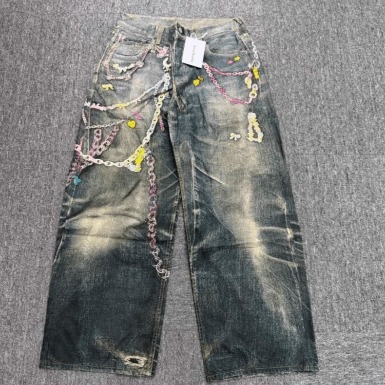 Acne Studios Acne Studios size US 50 SS25 1981M Worn Wash Candy Chain 3 Size 34" / US 12 / IT 48 - 1 Thumbnail
