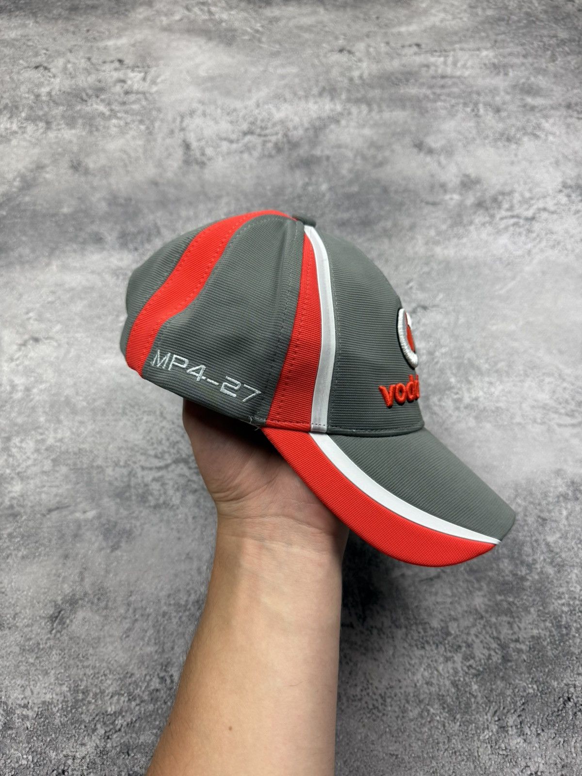 Malcolm McLaren Vintage Vodafone McLaren Mercedes F1 Racing Cap Hat MP4-27 Size ONE SIZE - 5 Thumbnail